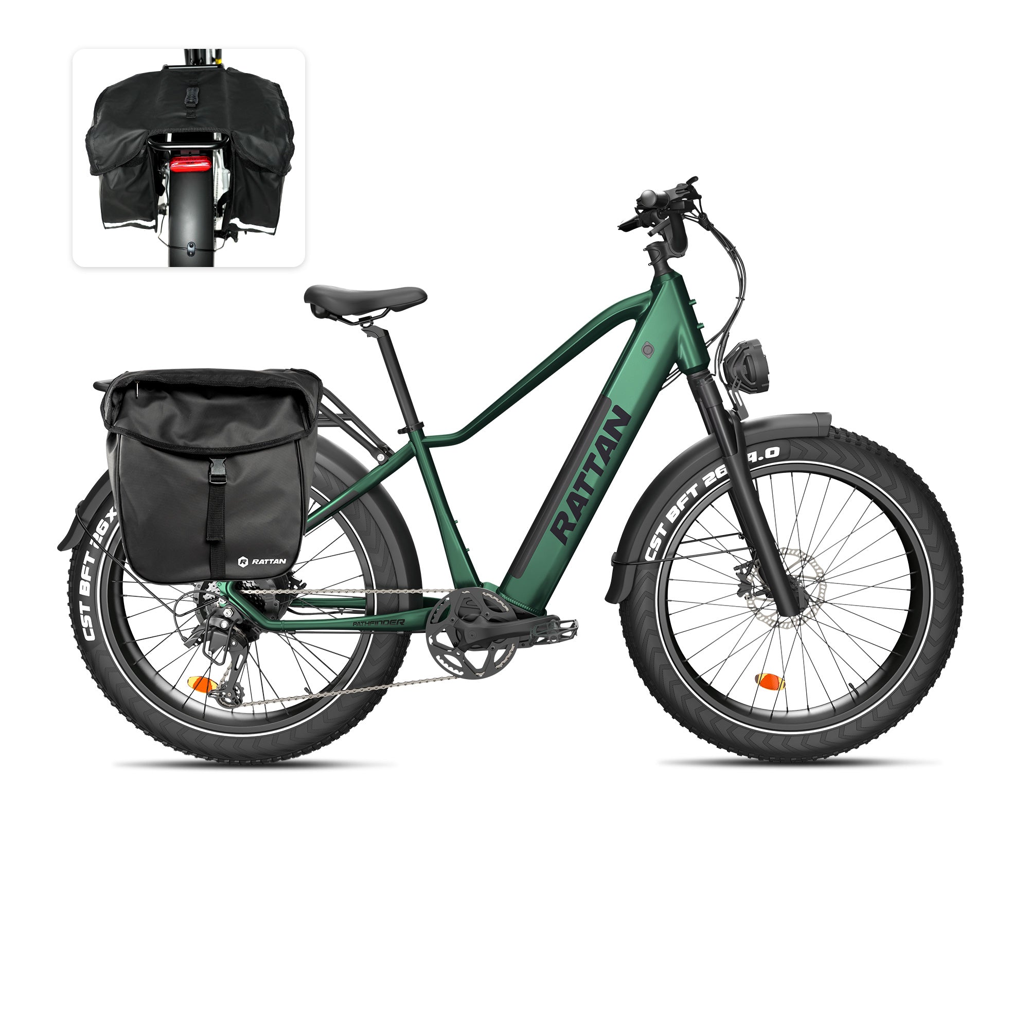 Rattan Pathfinder Fat Tire Electric Mountain Bike