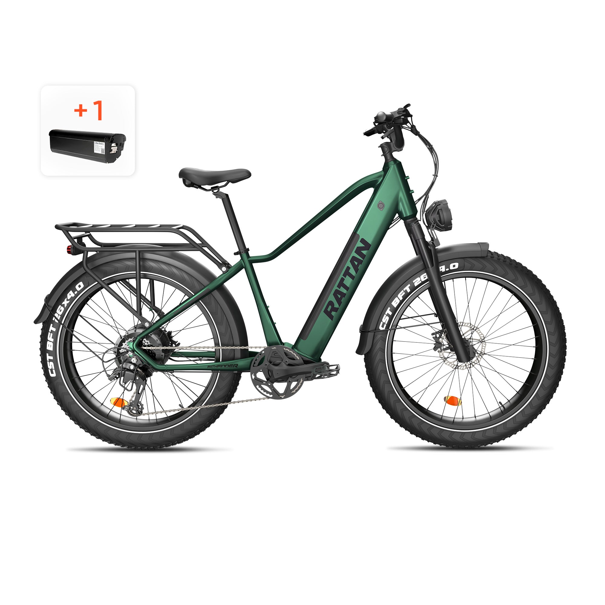 Rattan Pathfinder Fat Tire Electric Mountain Bike
