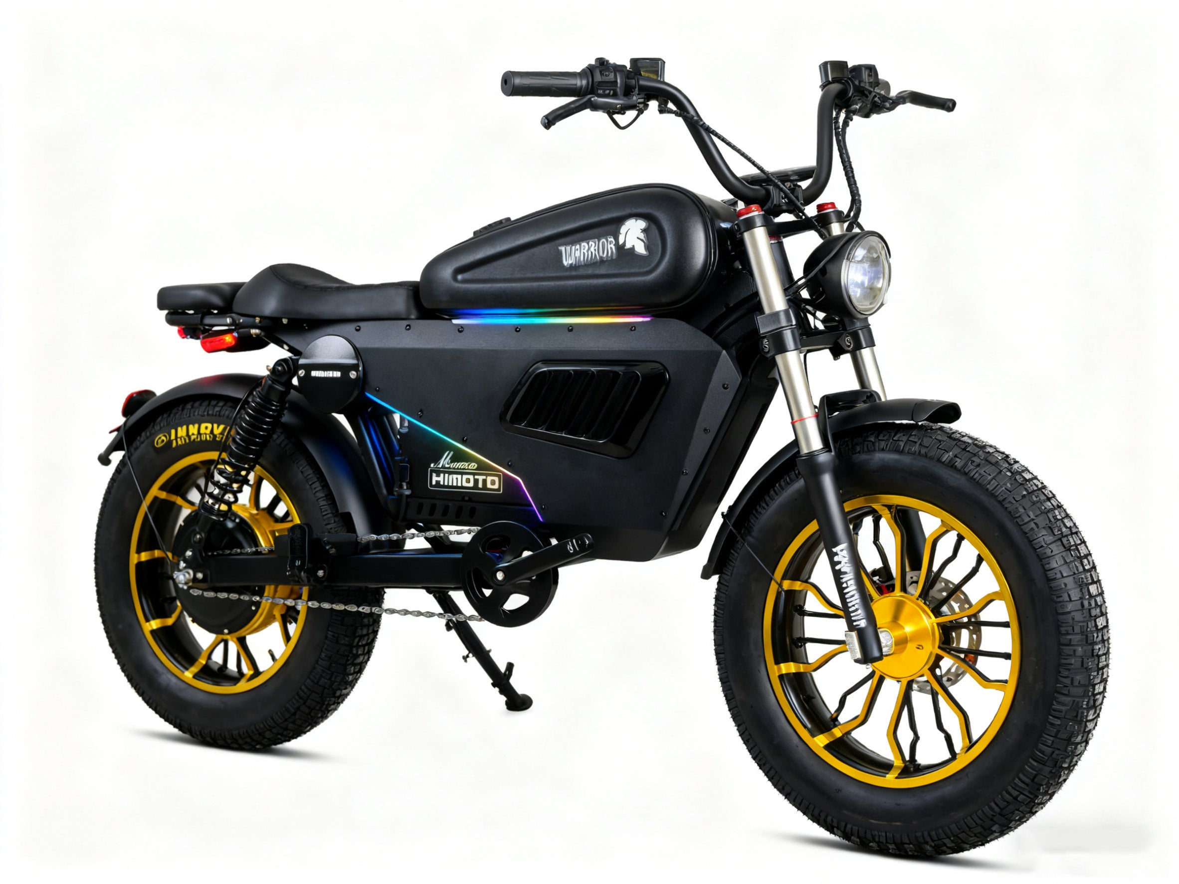 SoverSky Black Warrior Lithium Bike Pro Fat Tire Electric Bike