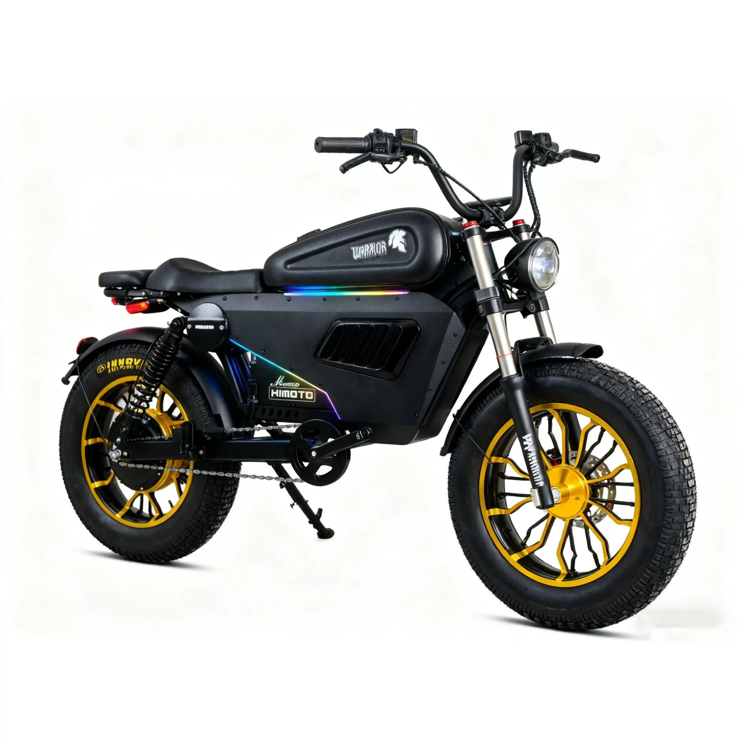 SoverSky Black Warrior Lithium Bike Pro Fat Tire Electric Bike  Electric Bikes Paradise