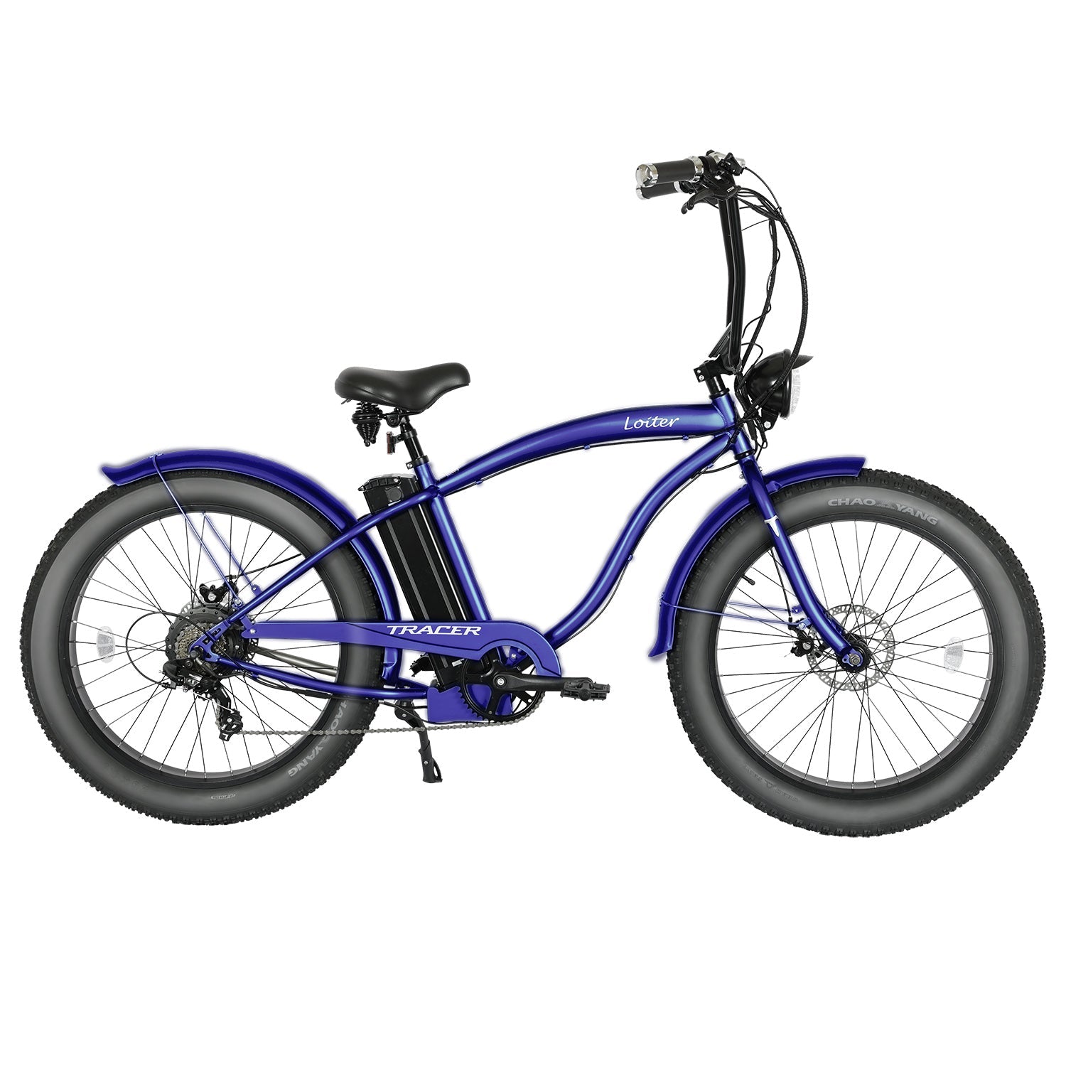 Tracer Loiter 800W 48V Fat Tire Electric Cruiser Bike
