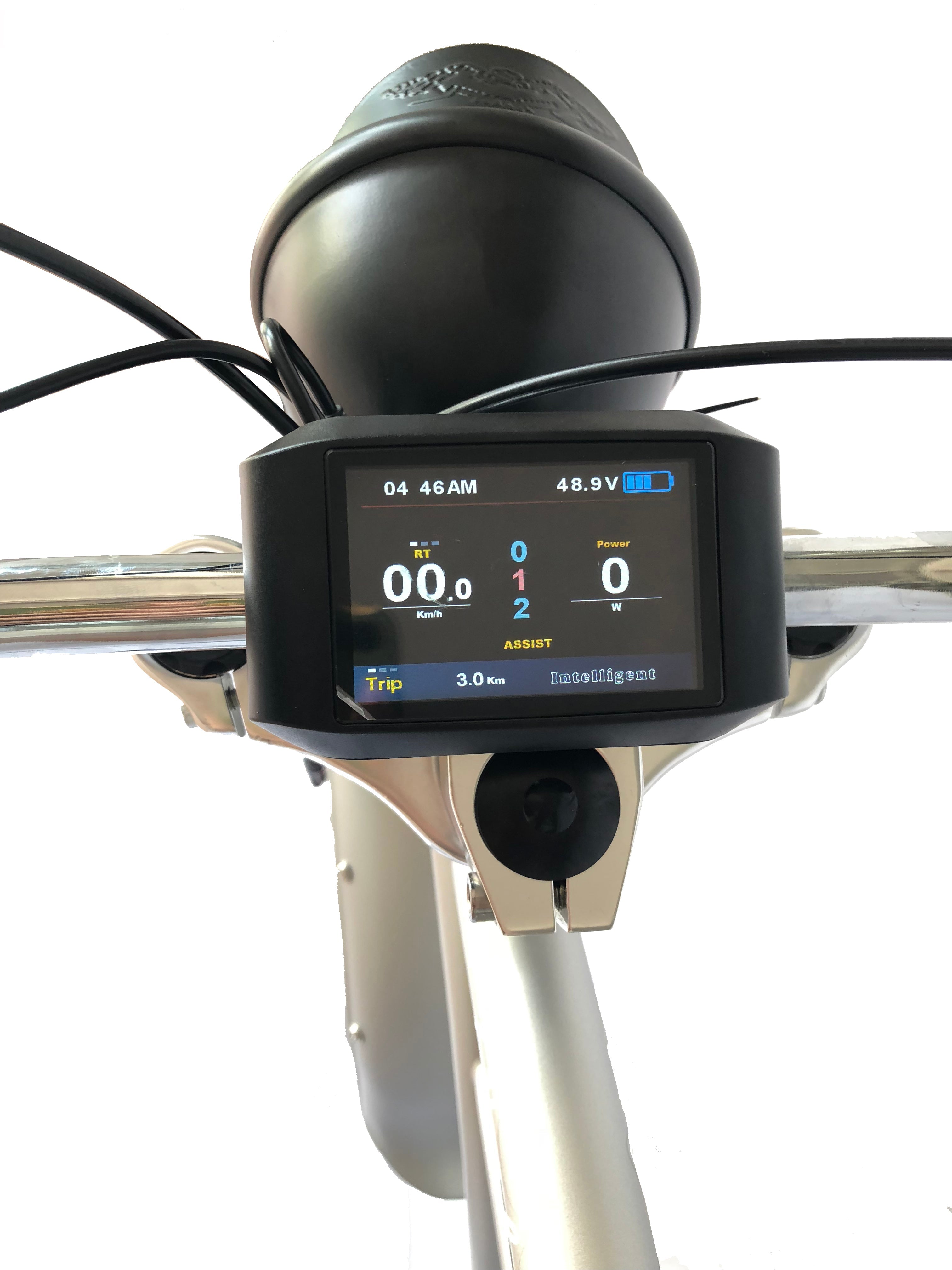 Micargi Cyclone 2.0 Deluxe 500W 48V Fat Tire Stretch Cruiser Electric Bike