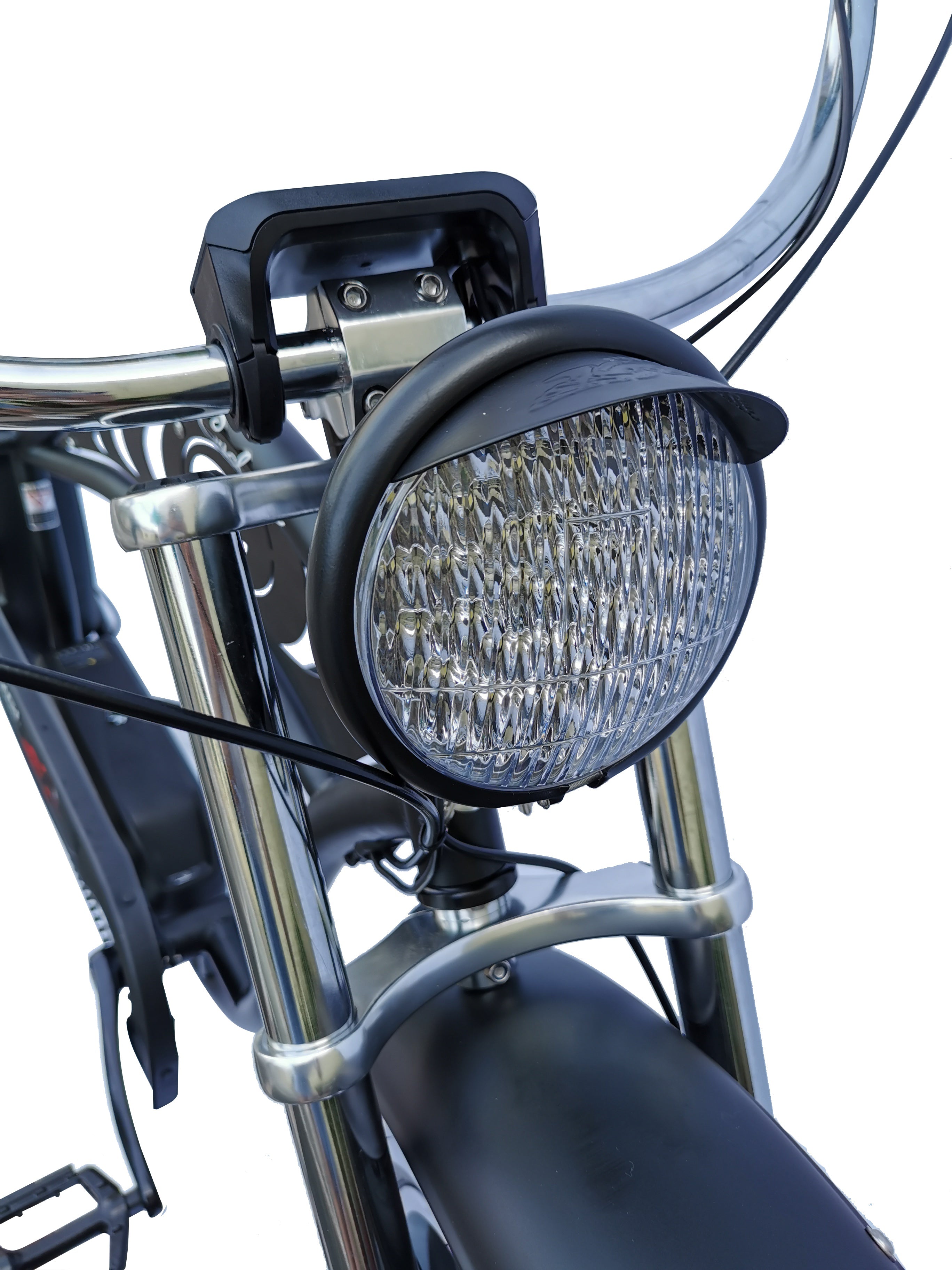 Micargi Cyclone 2.0 Deluxe 500W 48V Fat Tire Stretch Cruiser Electric Bike