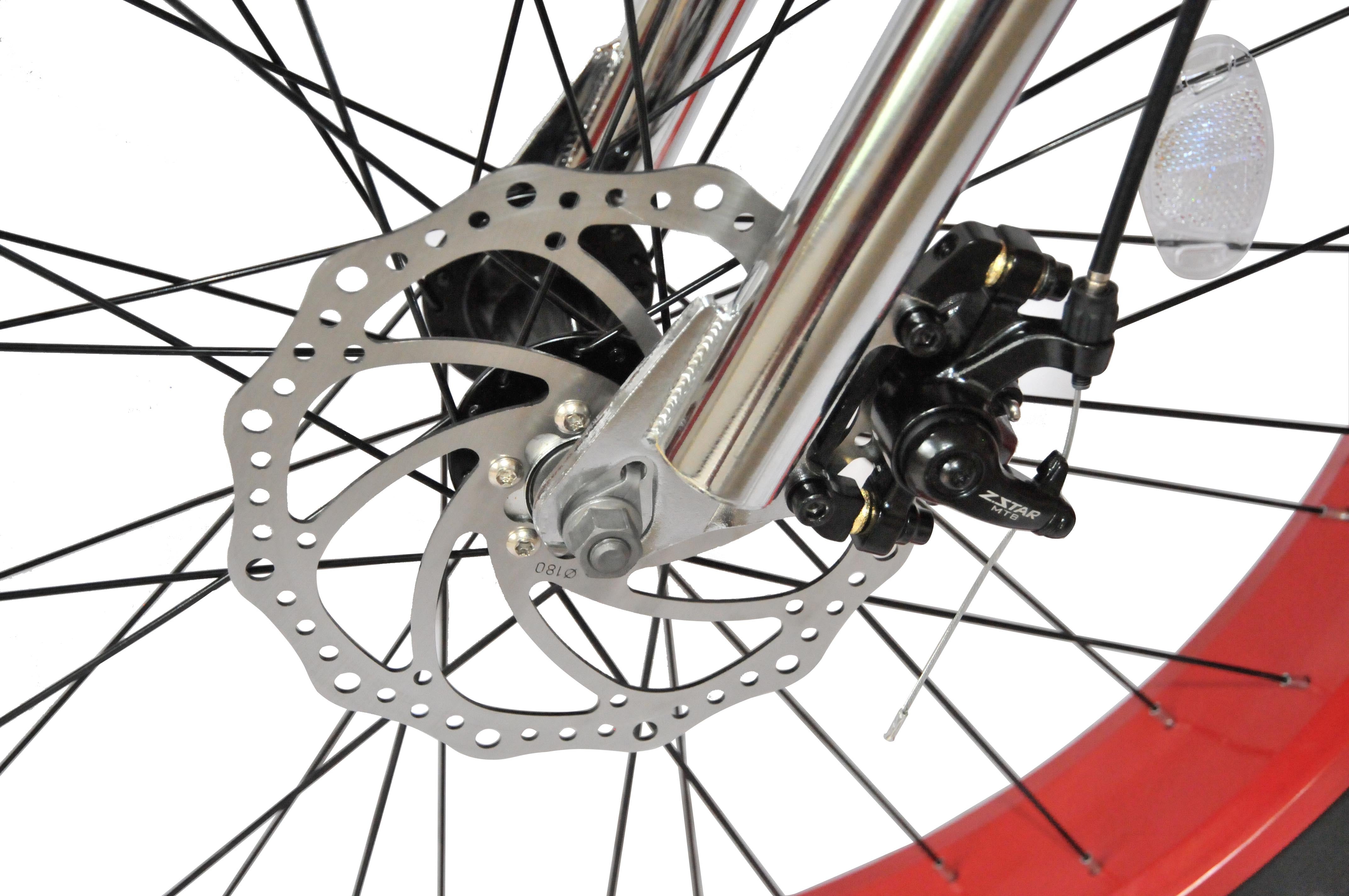 Micargi Cyclone 2.0 Deluxe 500W 48V Fat Tire Stretch Cruiser Electric Bike