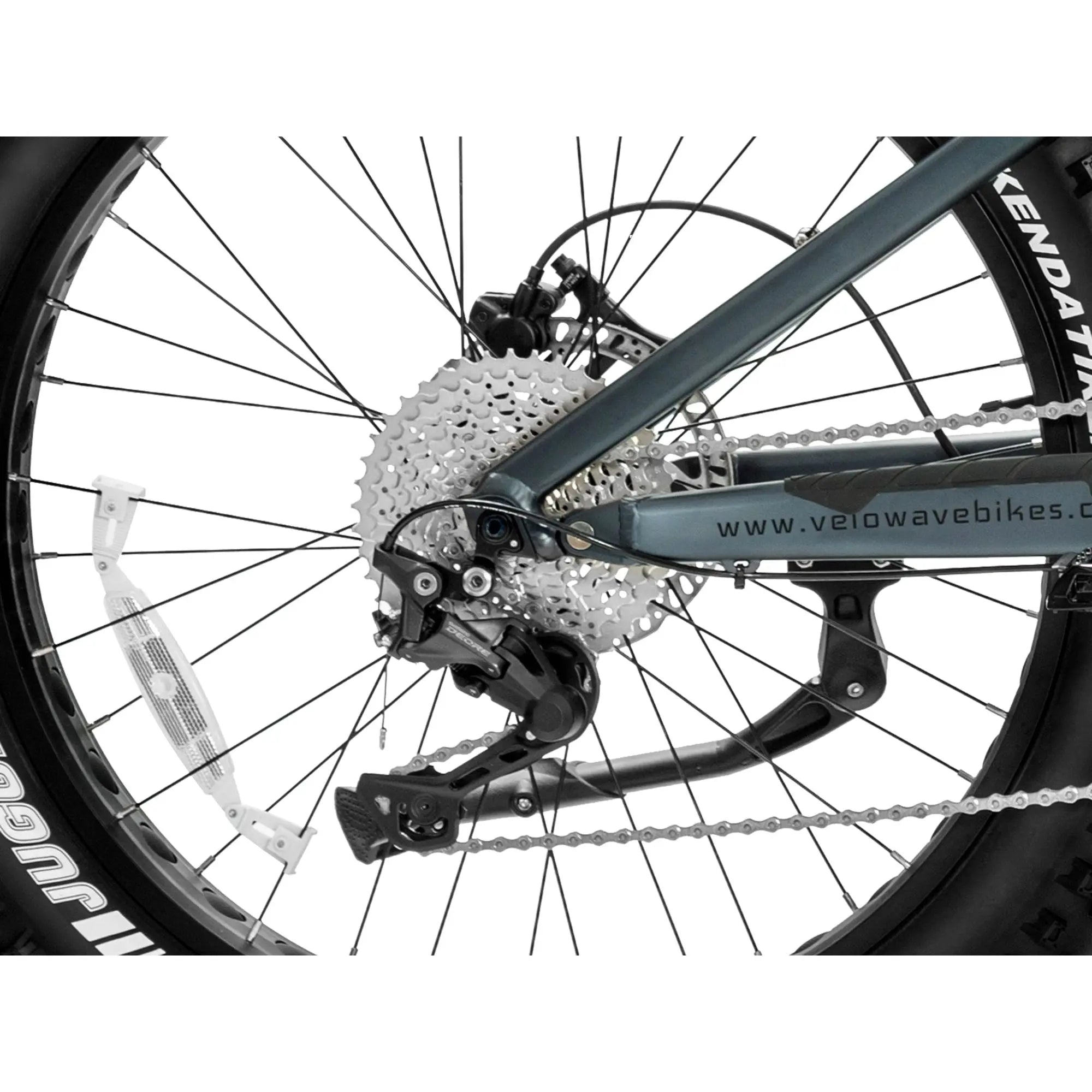 Velowave Brawny XM Full Suspension Electric Mountain Bike 