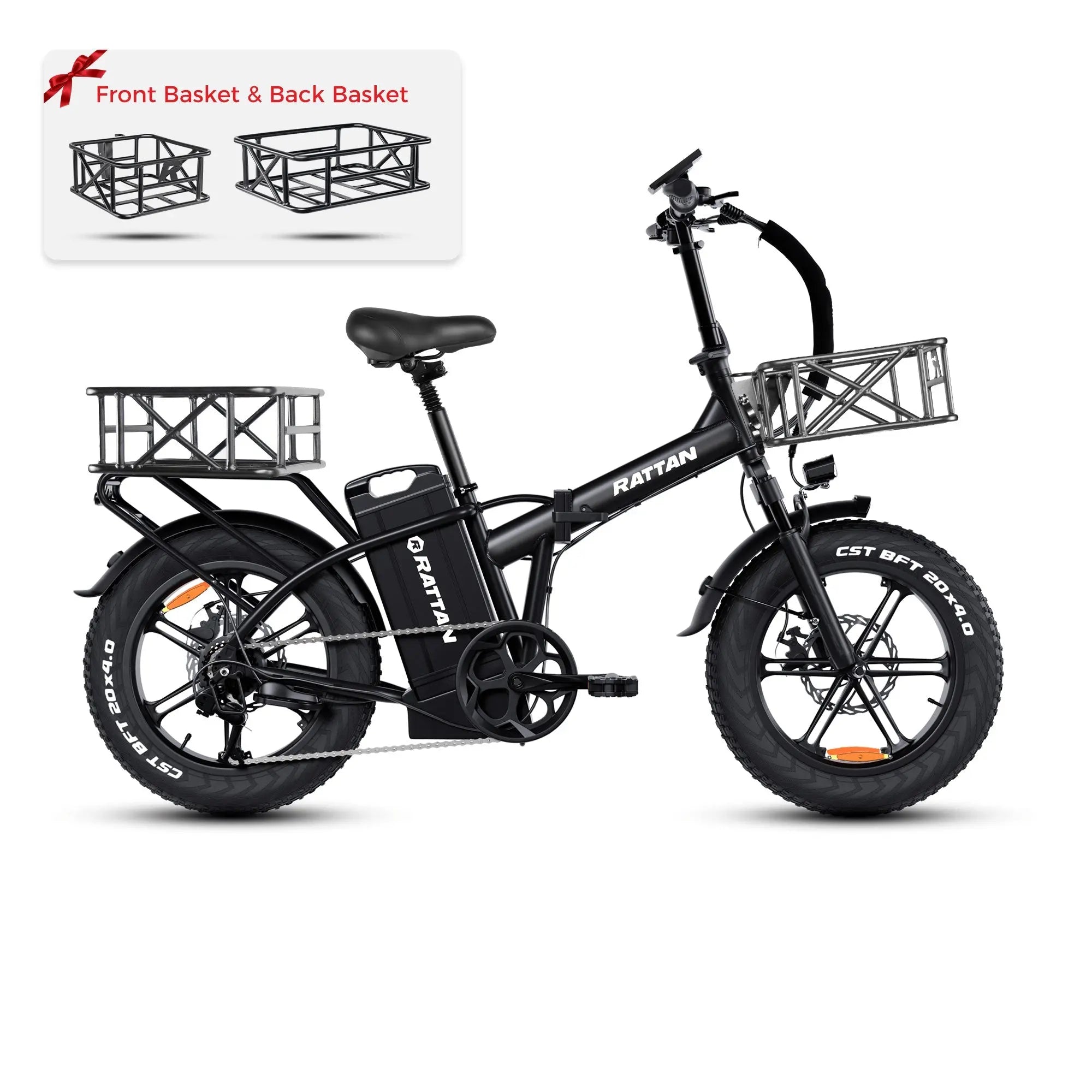 Rattan LM Ultra Folding Fat Tire Electric Bike 
