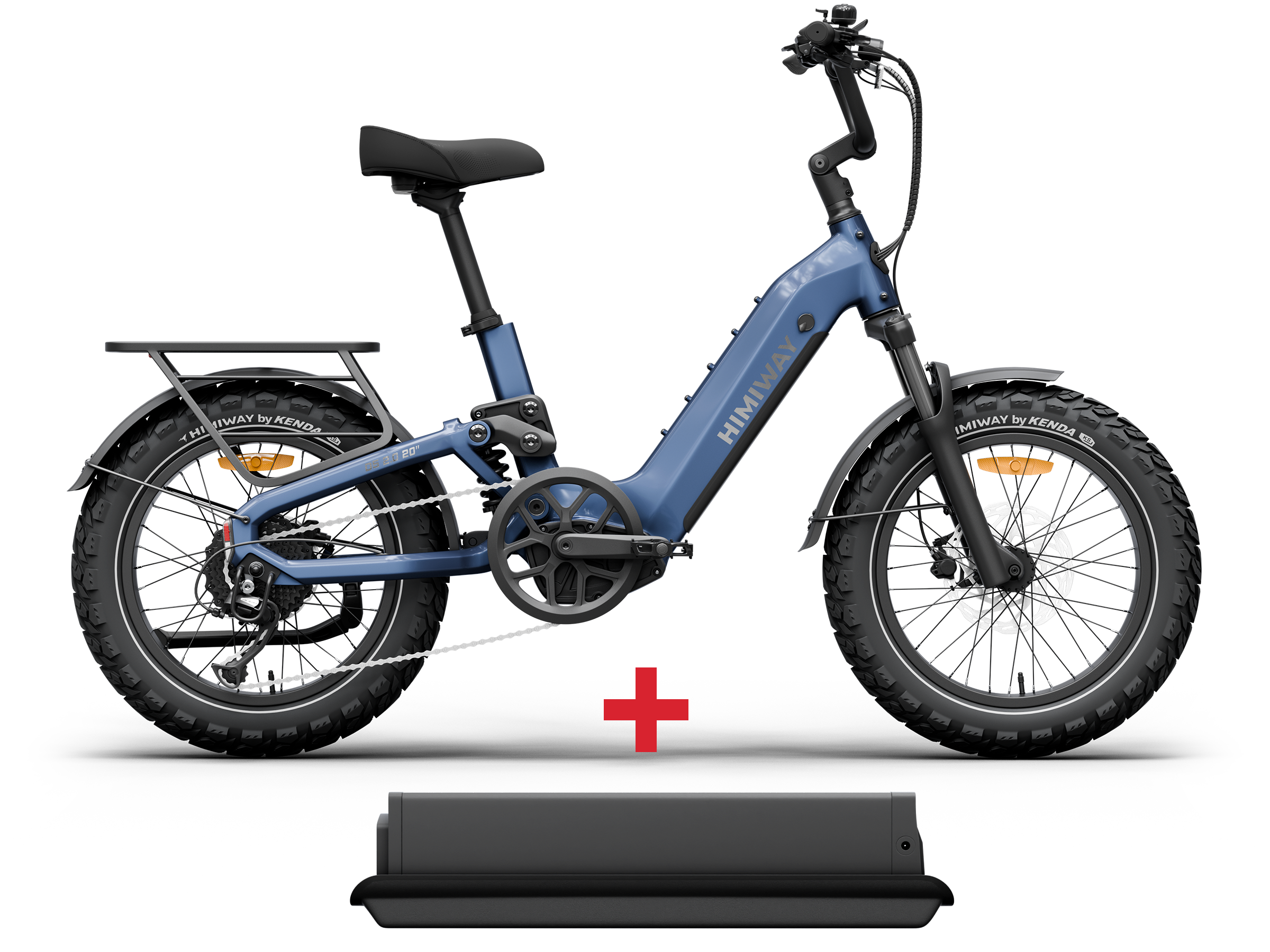 Himiway D5 2.0 20 Inch Electric Fat Tire Bike  Electric Bikes Paradise