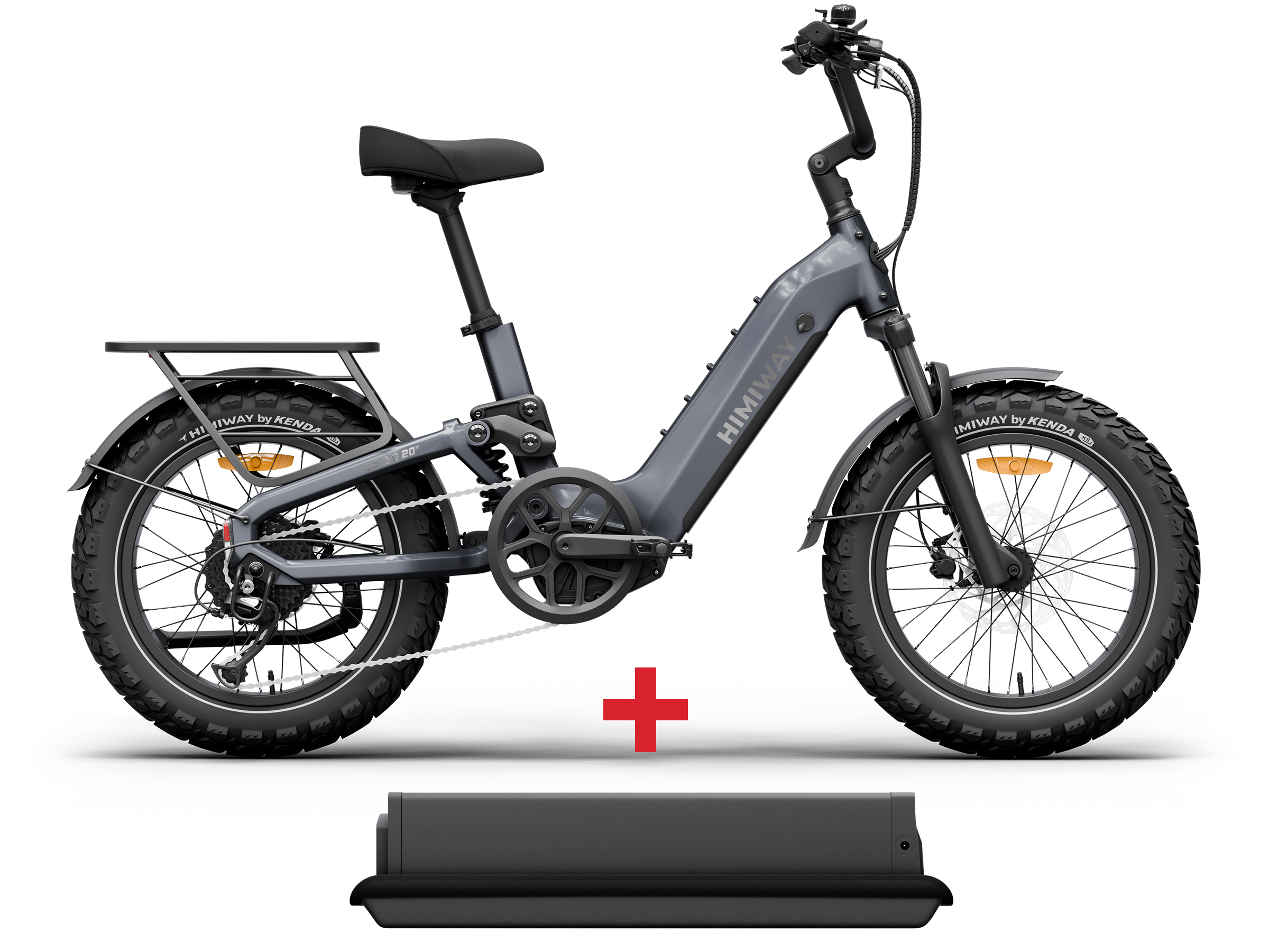 Himiway D5 2.0 20 Inch Electric Fat Tire Bike  Electric Bikes Paradise