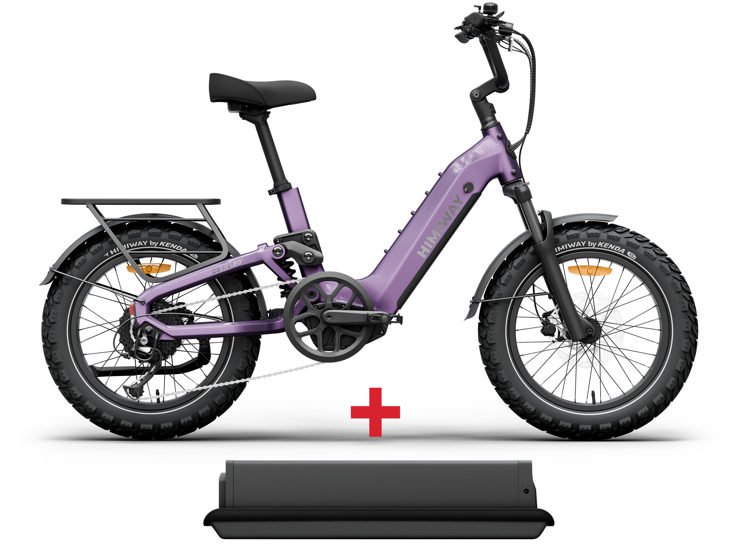 Himiway D5 2.0 20 Inch Electric Fat Tire Bike  Electric Bikes Paradise