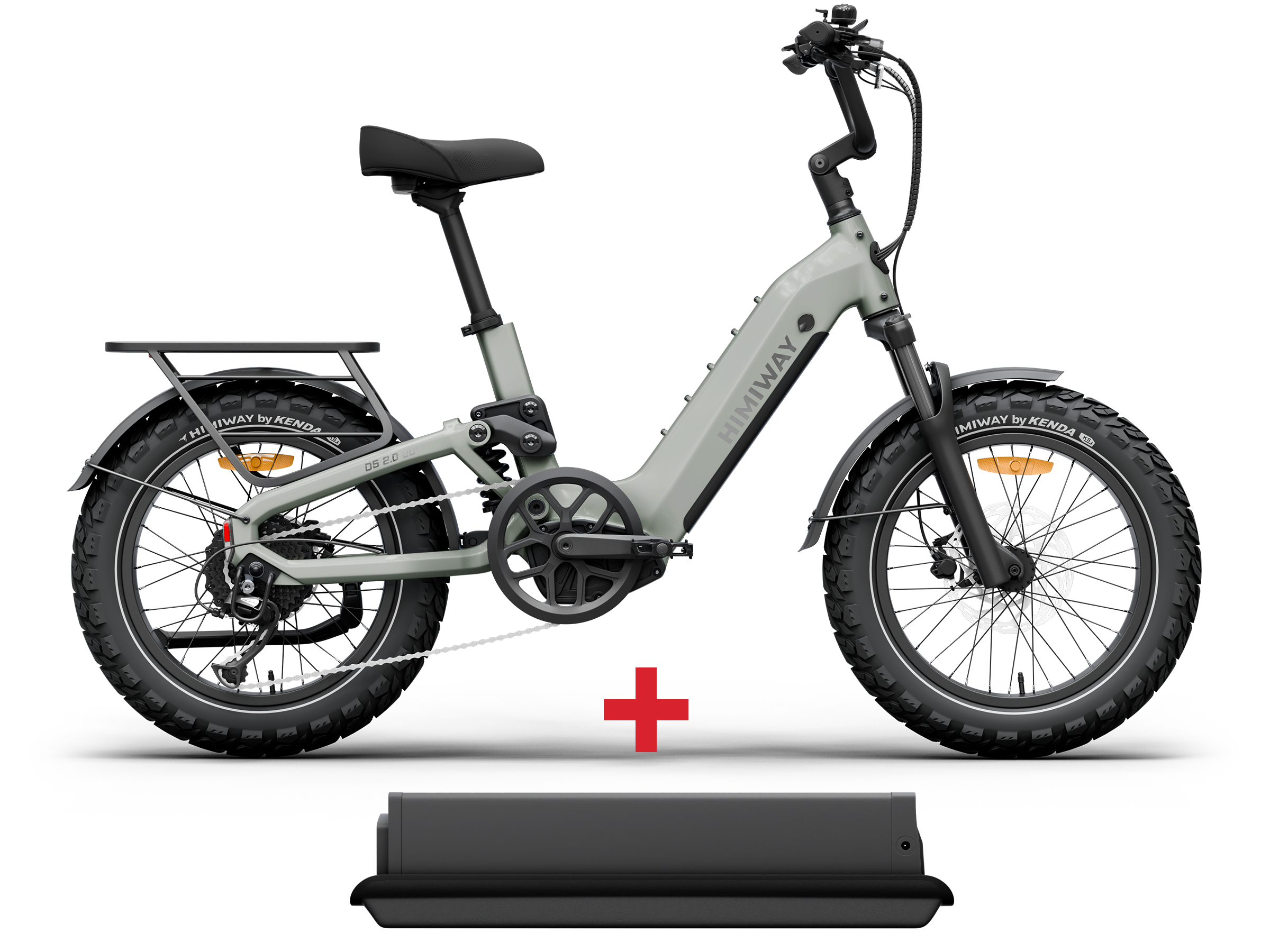 Himiway D5 2.0 20 Inch Electric Fat Tire Bike  Electric Bikes Paradise