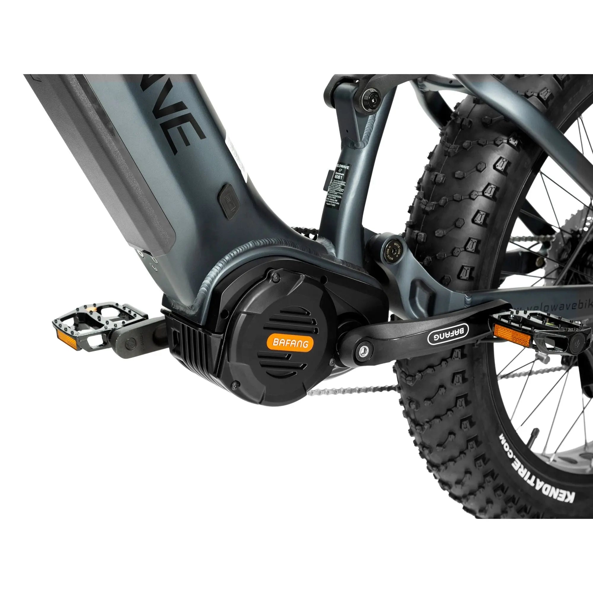 Velowave Brawny XM Full Suspension Electric Mountain Bike 
