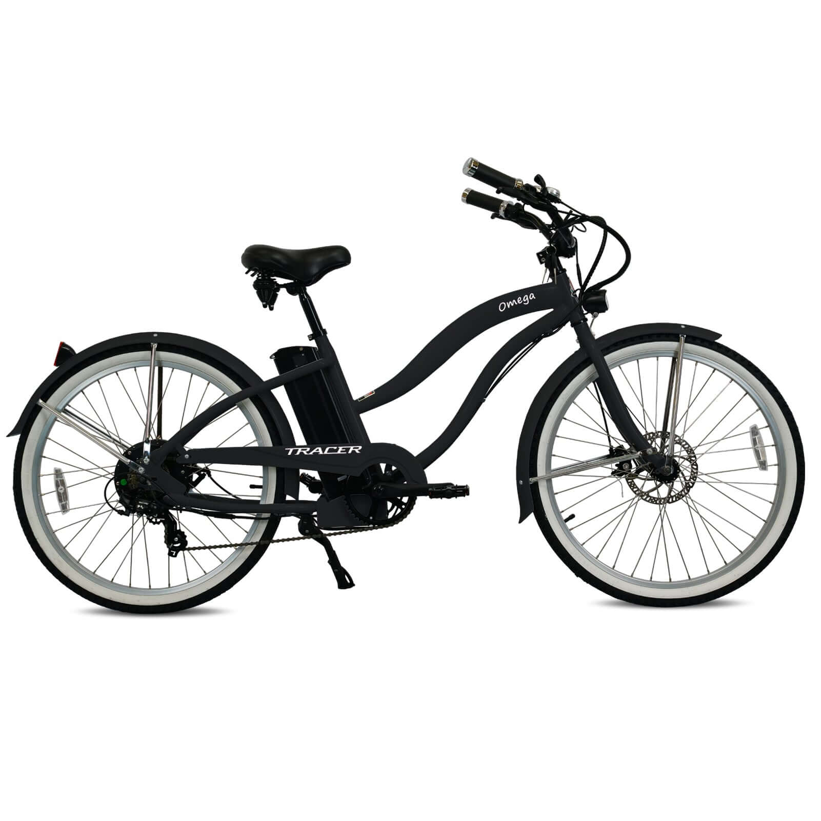 Tracer Omega 500W Electric Beach Cruiser Bike for Women