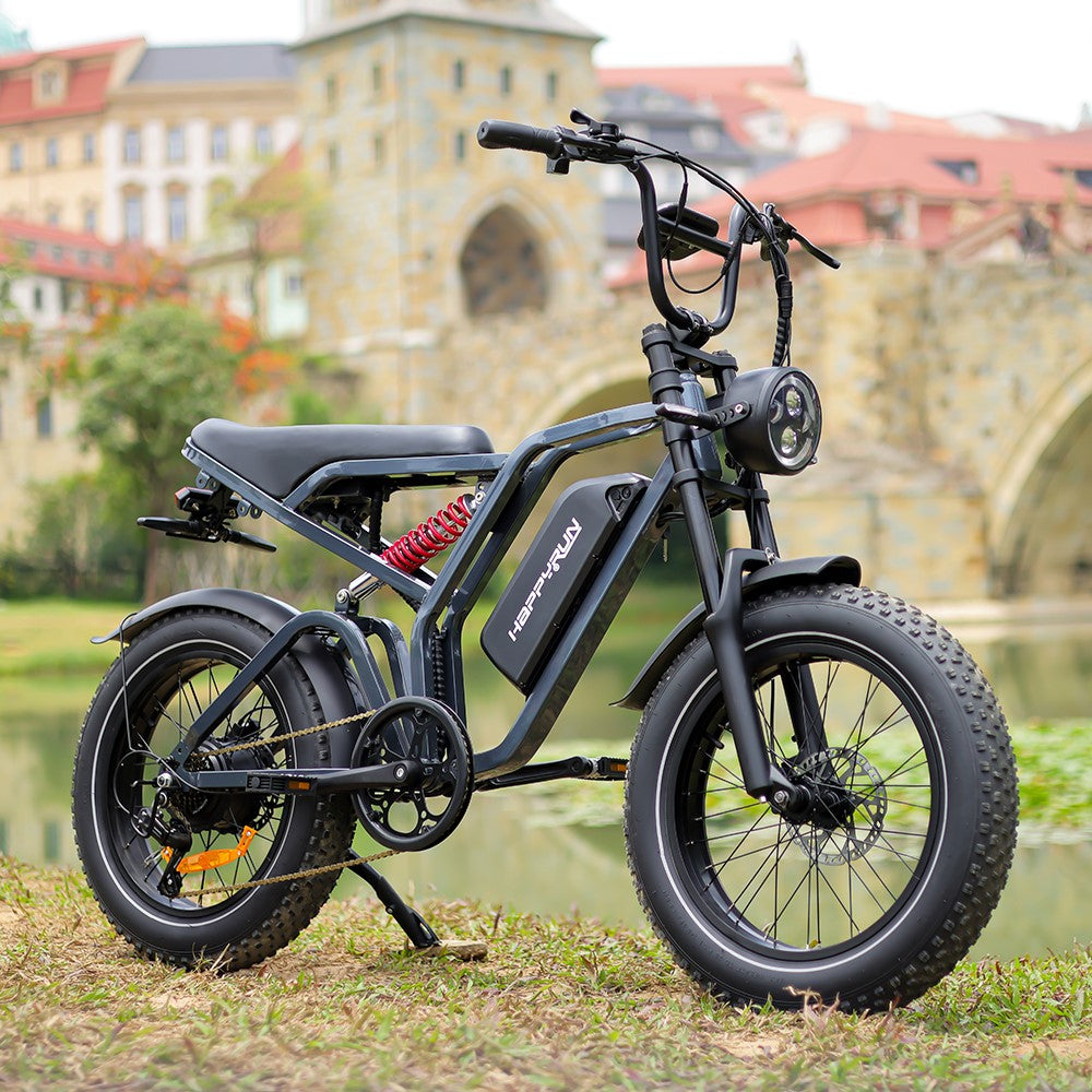 HappyRun Tank G60 Pro 2000W Moped-Style Off-Road Electric Bike