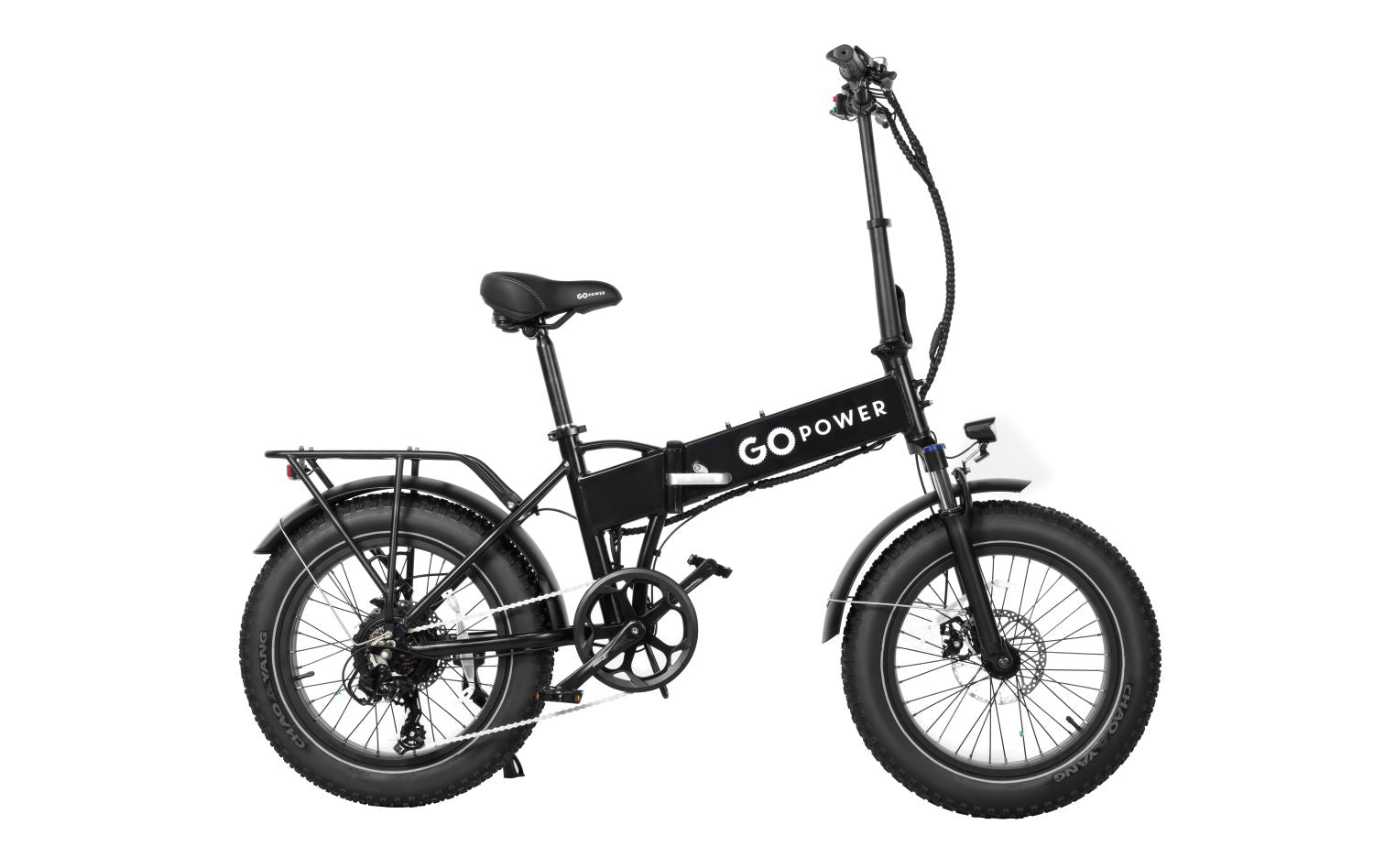 GoPowerBike GoExpress V2 750W 7-Speed Fat Tire Folding Electric Bike