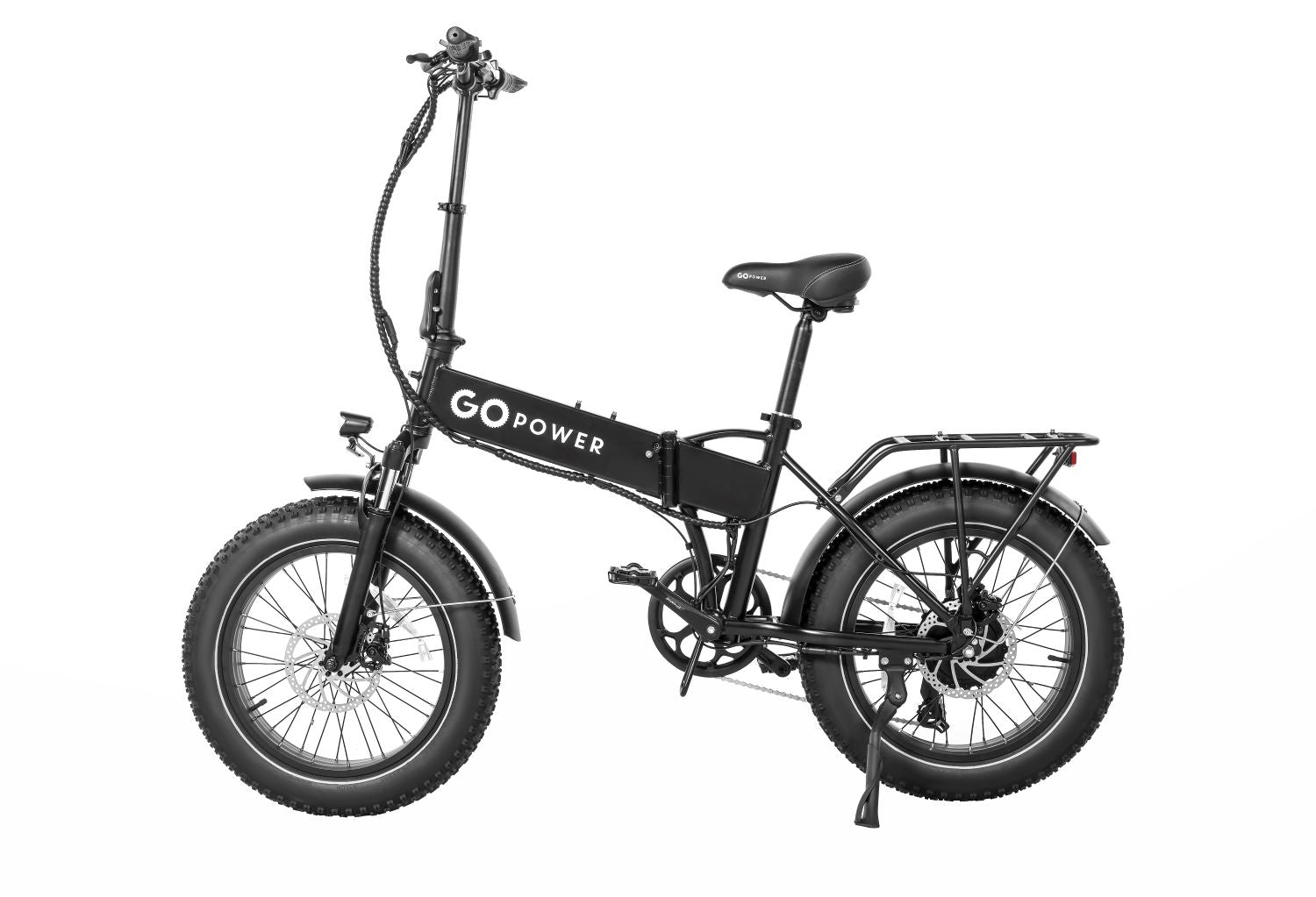 GoPowerBike GoExpress V2 750W 7-Speed Fat Tire Folding Electric Bike