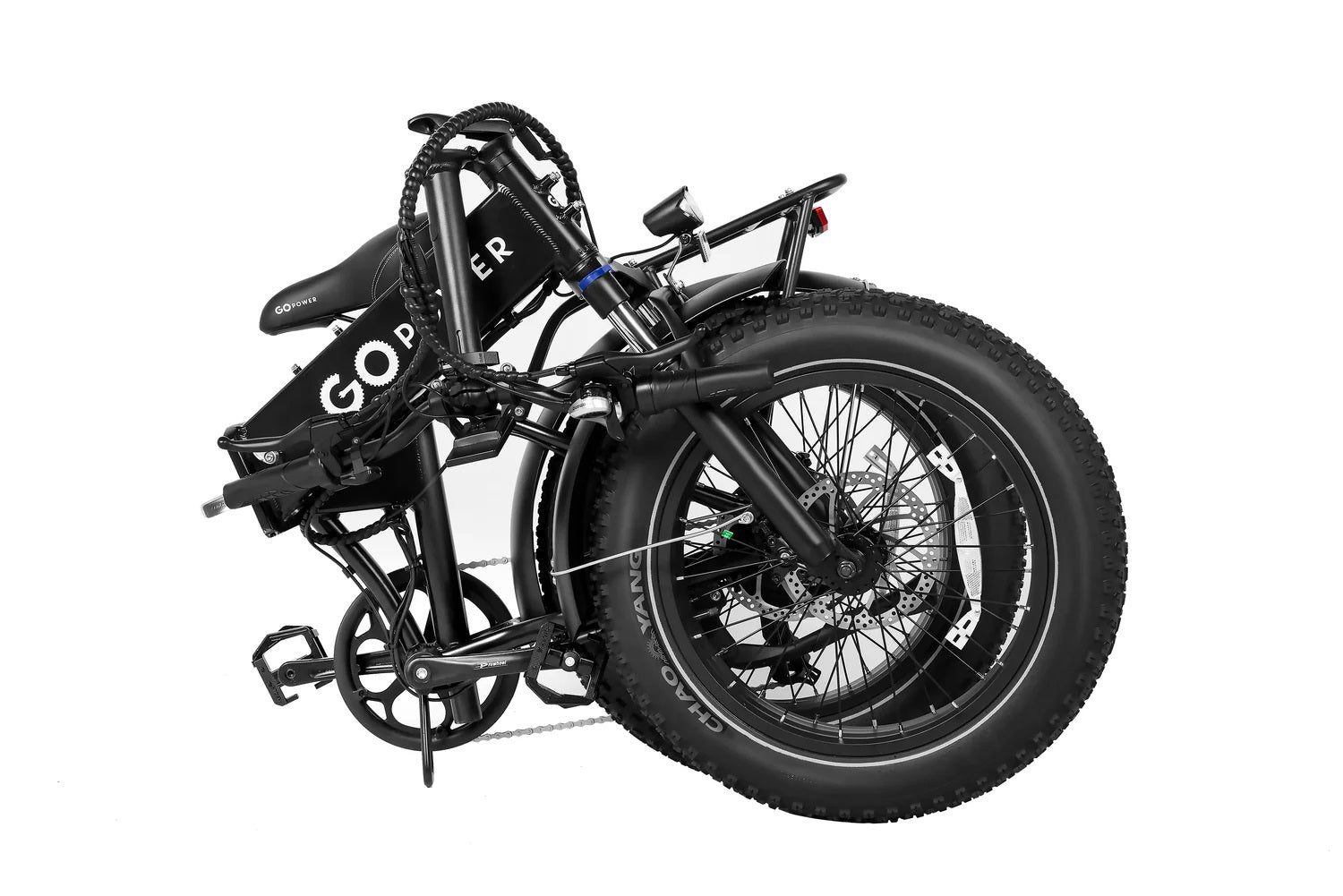 GoPowerBike GoExpress V2 750W 7-Speed Fat Tire Folding Electric Bike