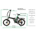 GoPowerBike GoCity 500W 48V Folding Electric Commuter Bike  Electric Bikes Paradise