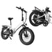 GoPowerBike GoCruiser V2 750W 7-Speed Step-Through Folding Fat Tire Electric Bike  Electric Bikes Paradise