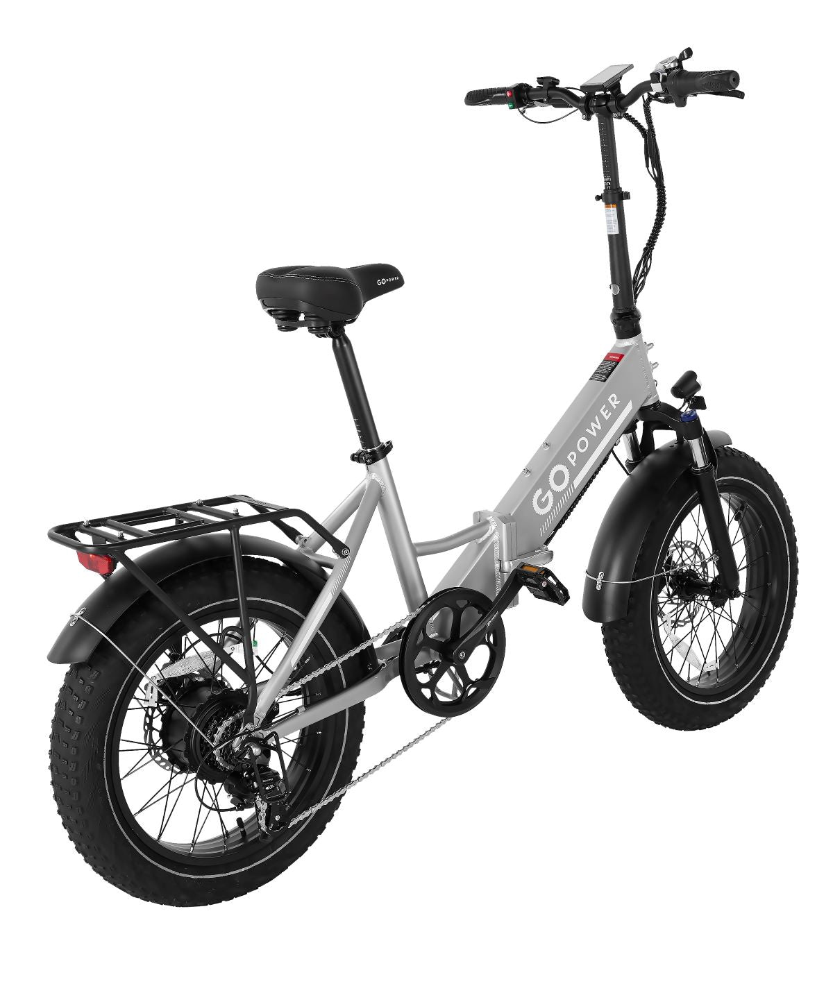 GoPowerBike GoCruiser V2 750W 7-Speed Step-Through Folding Fat Tire Electric Bike