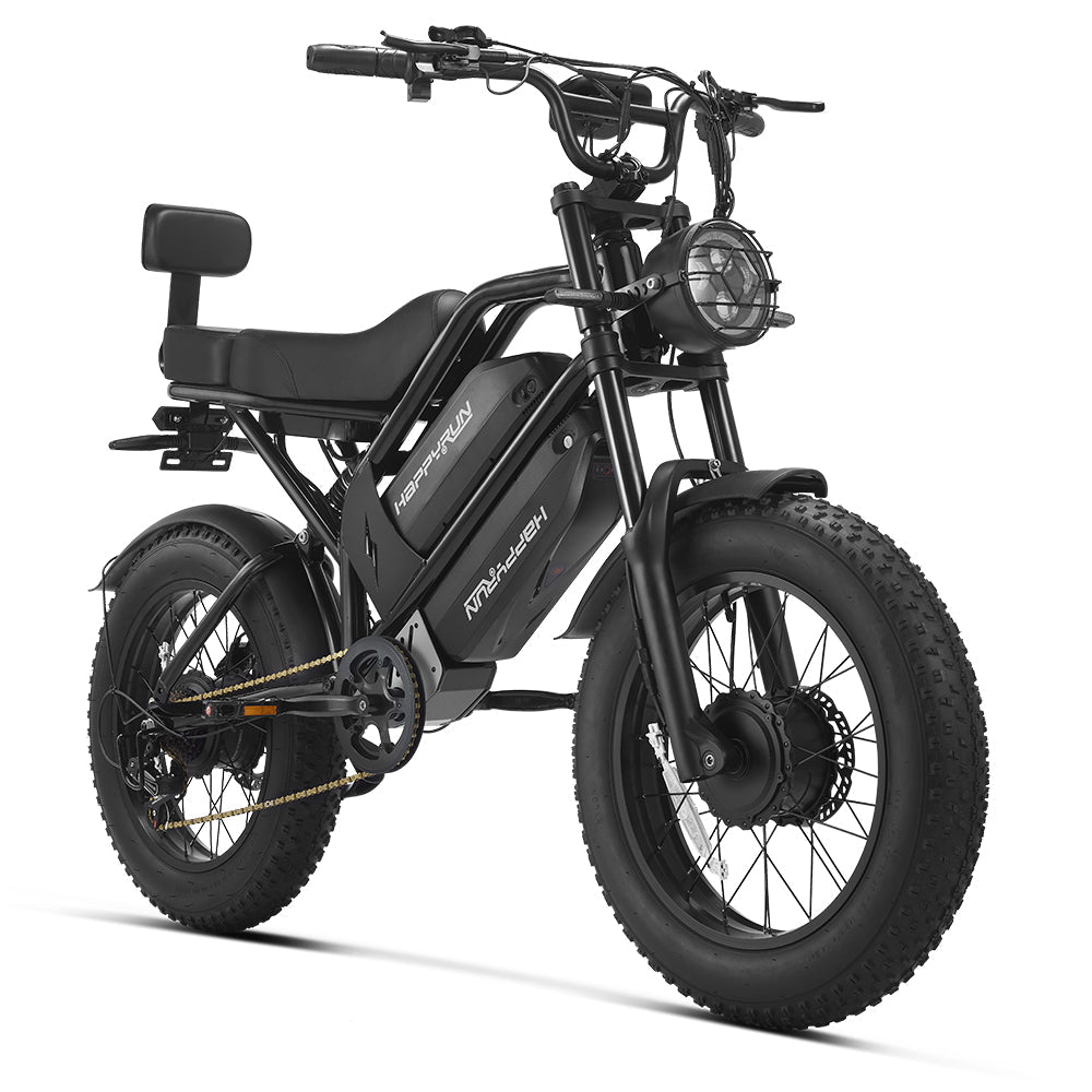 HappyRun Tank G70 Pro Dual-Motor Dual-Battery Cargo Electric Bike