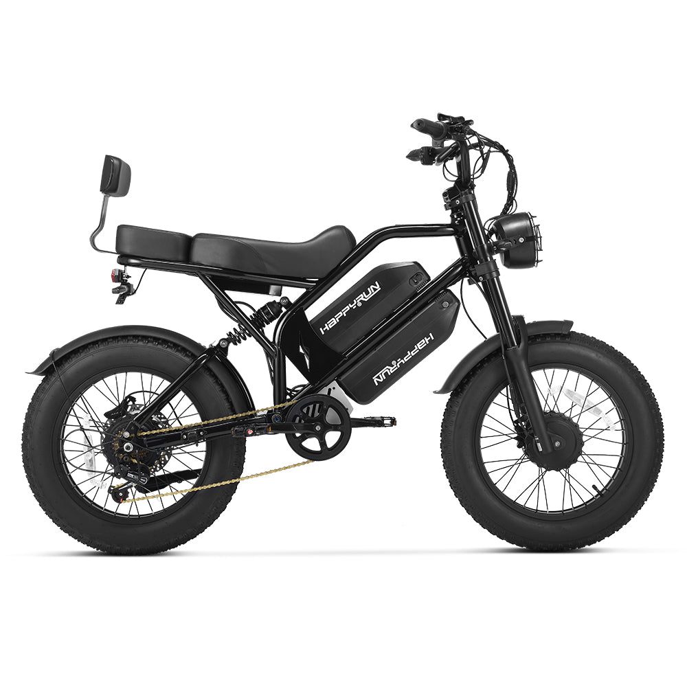 HappyRun Tank G70 Pro Dual-Motor Dual-Battery Cargo Electric Bike