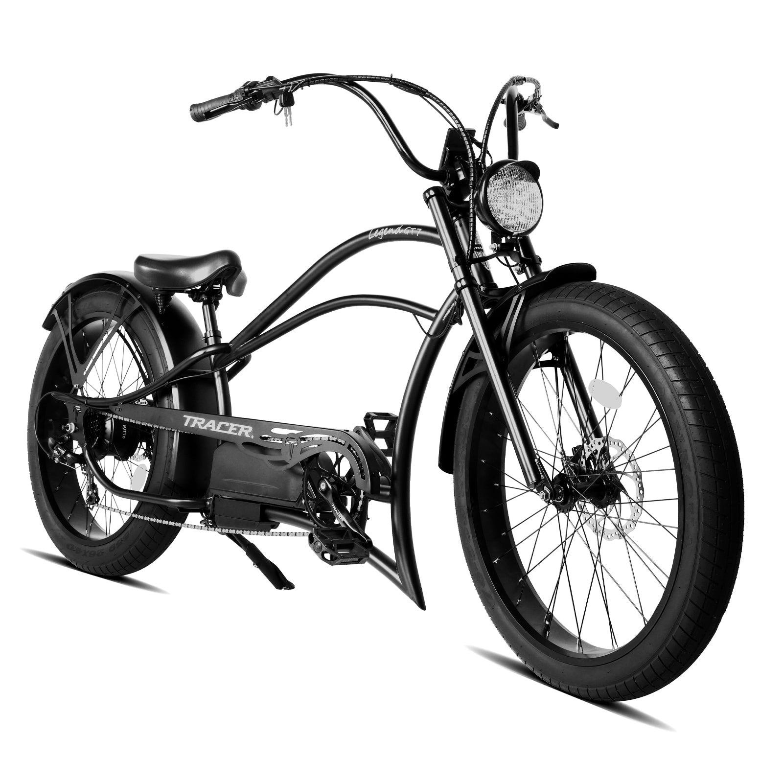 Tracer Legend GT7 1000W Stretch Cruiser Chopper Electric Bike