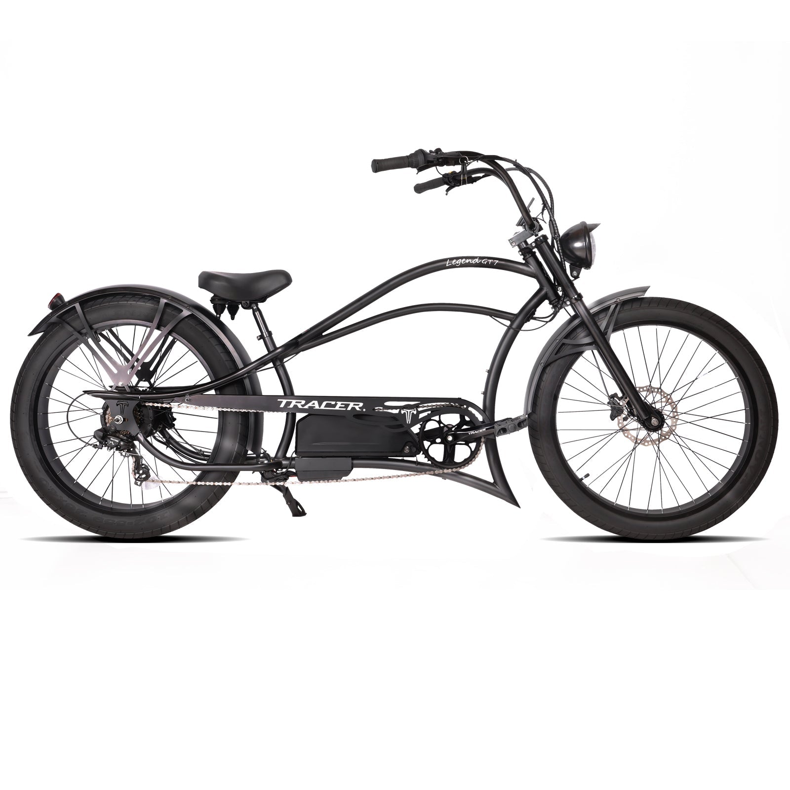 Tracer Legend GT7 1000W Stretch Cruiser Chopper Electric Bike
