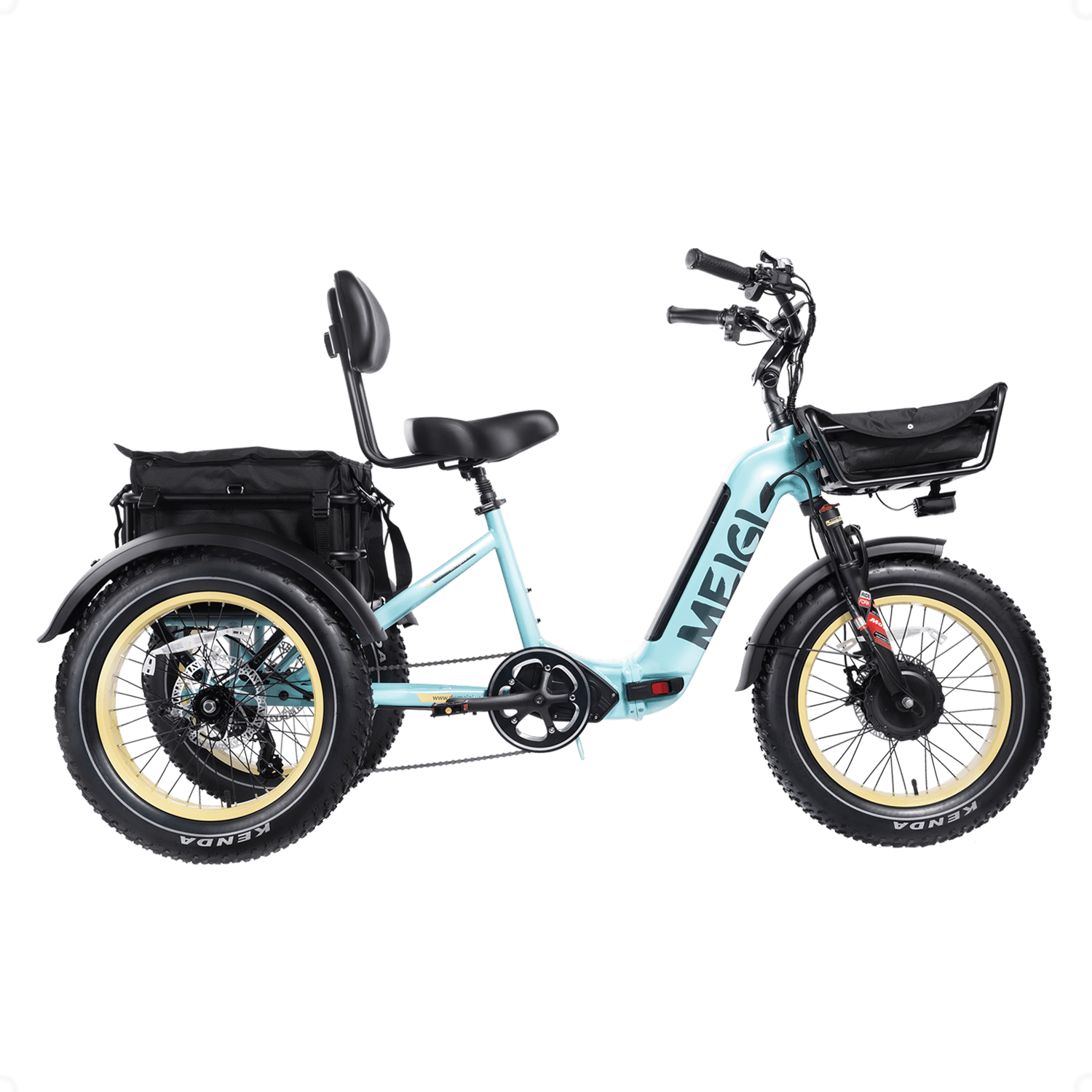 DWMEIGI MG2301 SILVERADO HD 750W Fat Tire Electric Tricycle