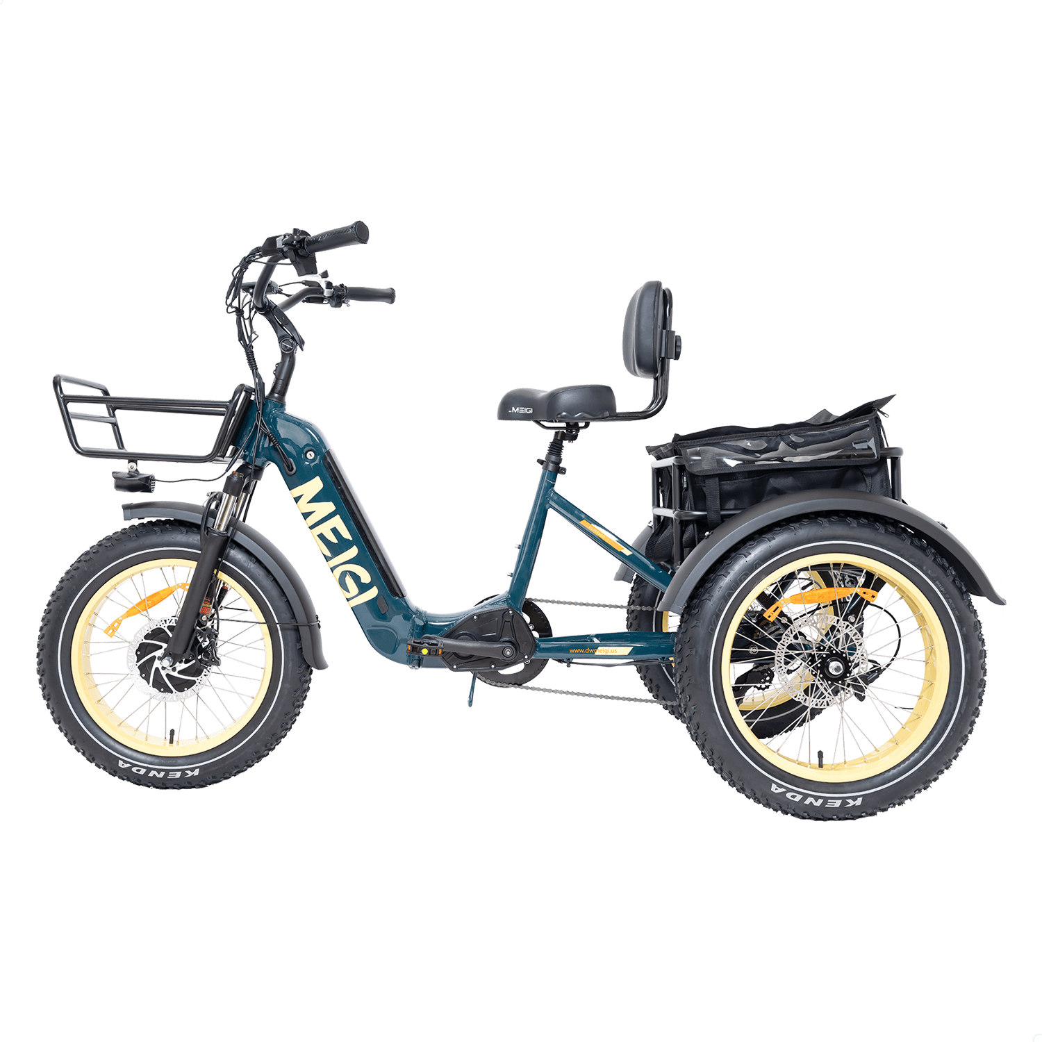 DWMEIGI MG2301 SILVERADO HD 750W Fat Tire Electric Tricycle