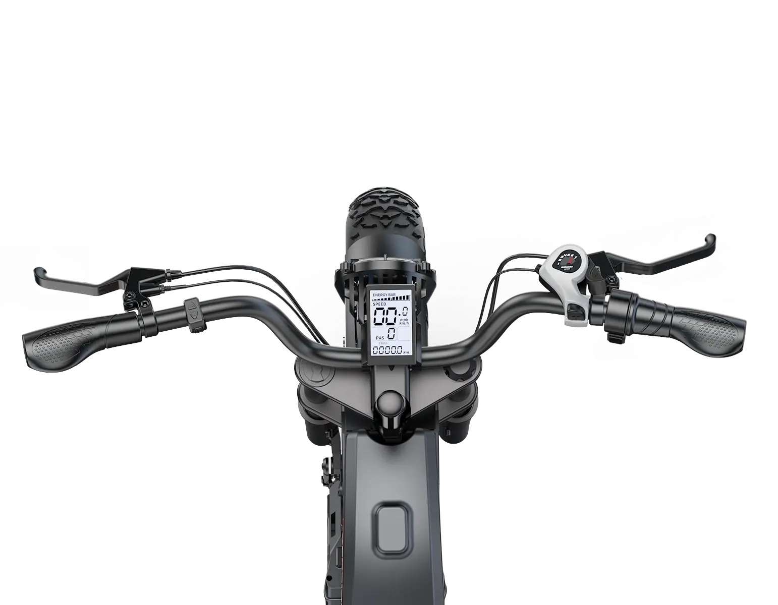G-Force ZM PRO 1000W 52V Fat Tire Moped-Style Electric Bike