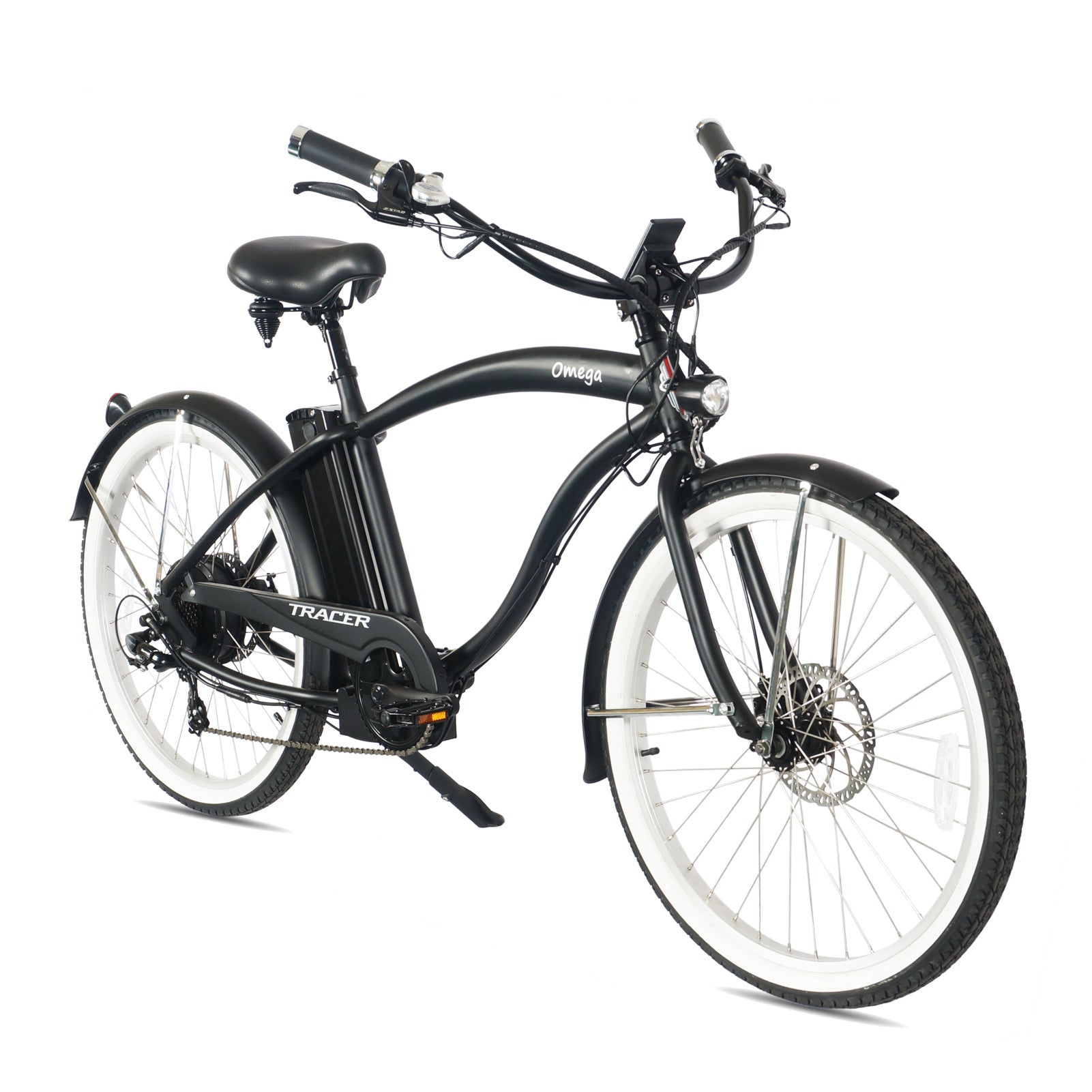 Tracer Omega 500W Electric Beach Cruiser Bike for Men