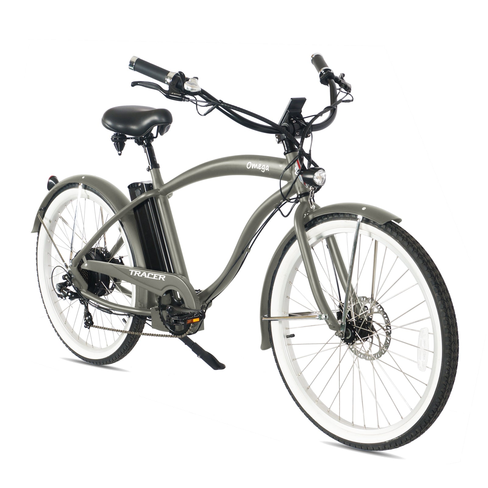 Tracer Omega 500W Electric Beach Cruiser Bike for Men