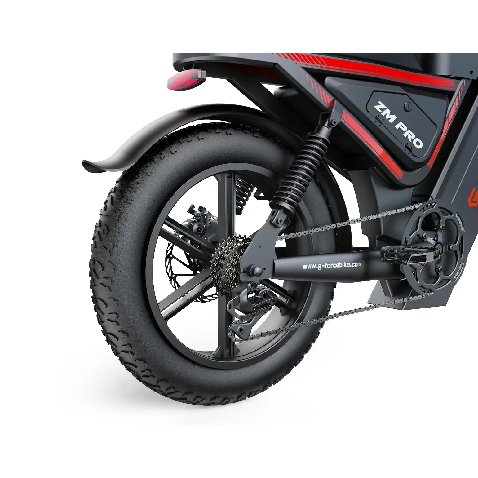 G-Force ZM PRO 1000W 52V Fat Tire Moped-Style Electric Bike  Electric Bikes Paradise