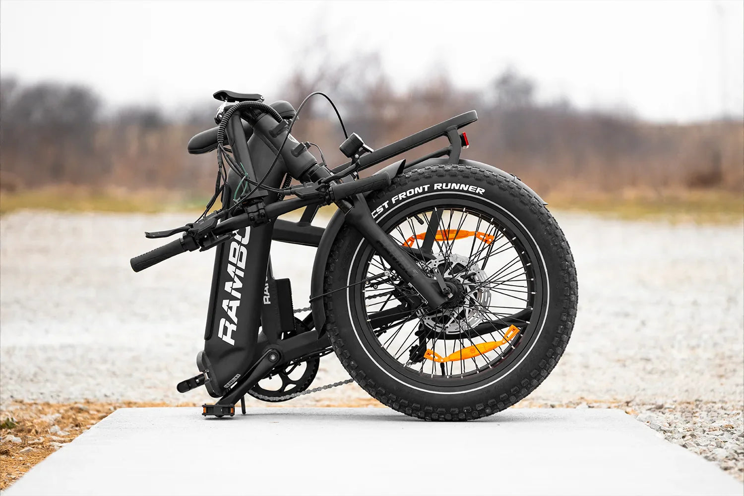 Rambo Ranger Folding Step-Thru Electric Hunting Bike