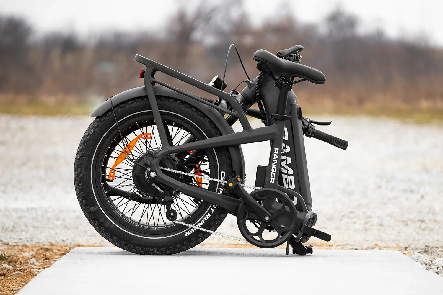 Rambo Ranger Folding Step-Thru Electric Hunting Bike