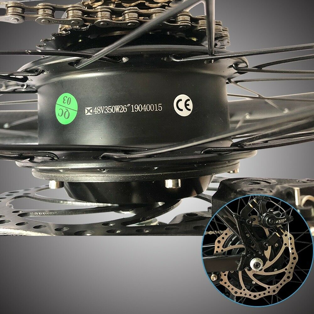 Micargi Monarch 350W 48V 26 Inch Fat Tire Electric Bike
