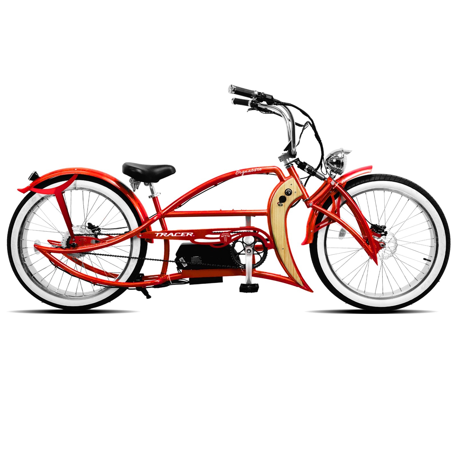 Tracer Signature Pro 800W Chopper Cruiser Electric Bike