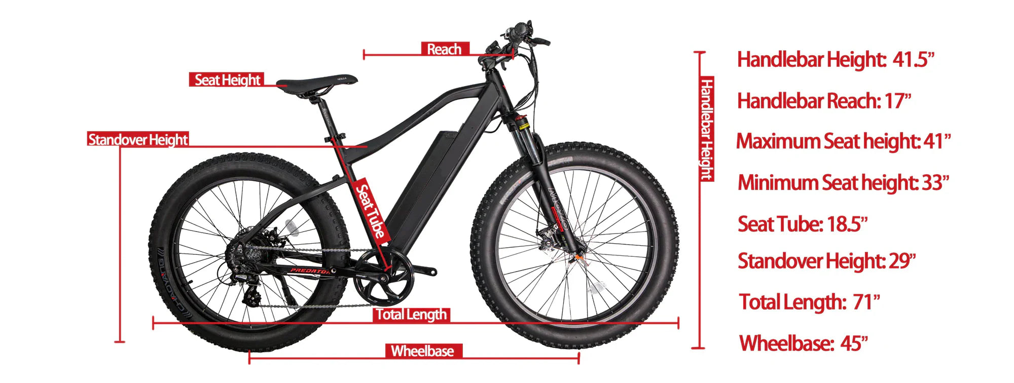 GlareWheel EB-PR Pro 750W 26-Inch Fat Tire Electric Mountain Bike