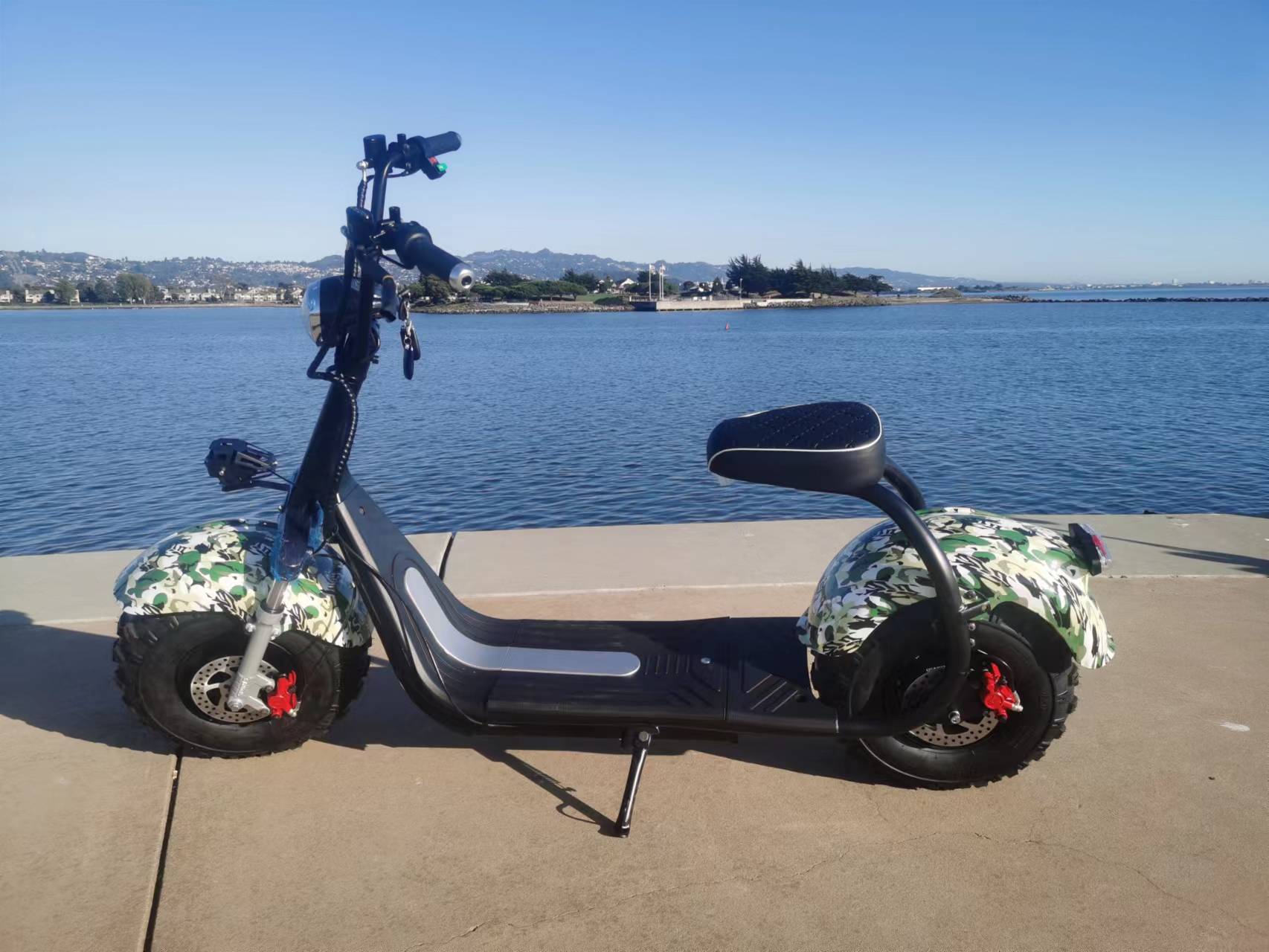 SoverSky SL01 2000W 60V Citycoco Fat Tire Electric Scooter
