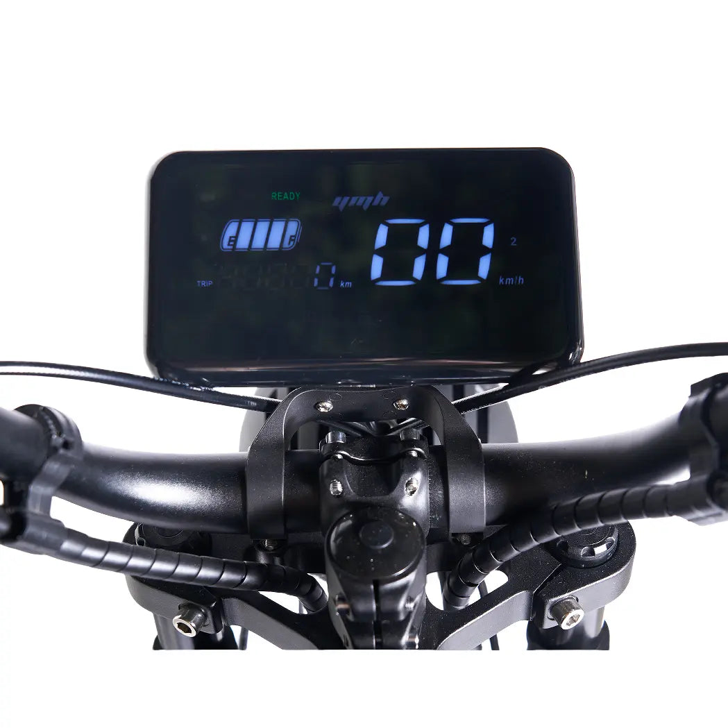 SoverSky Black Warrior Lithium Bike Pro Fat Tire Electric Bike  Electric Bikes Paradise