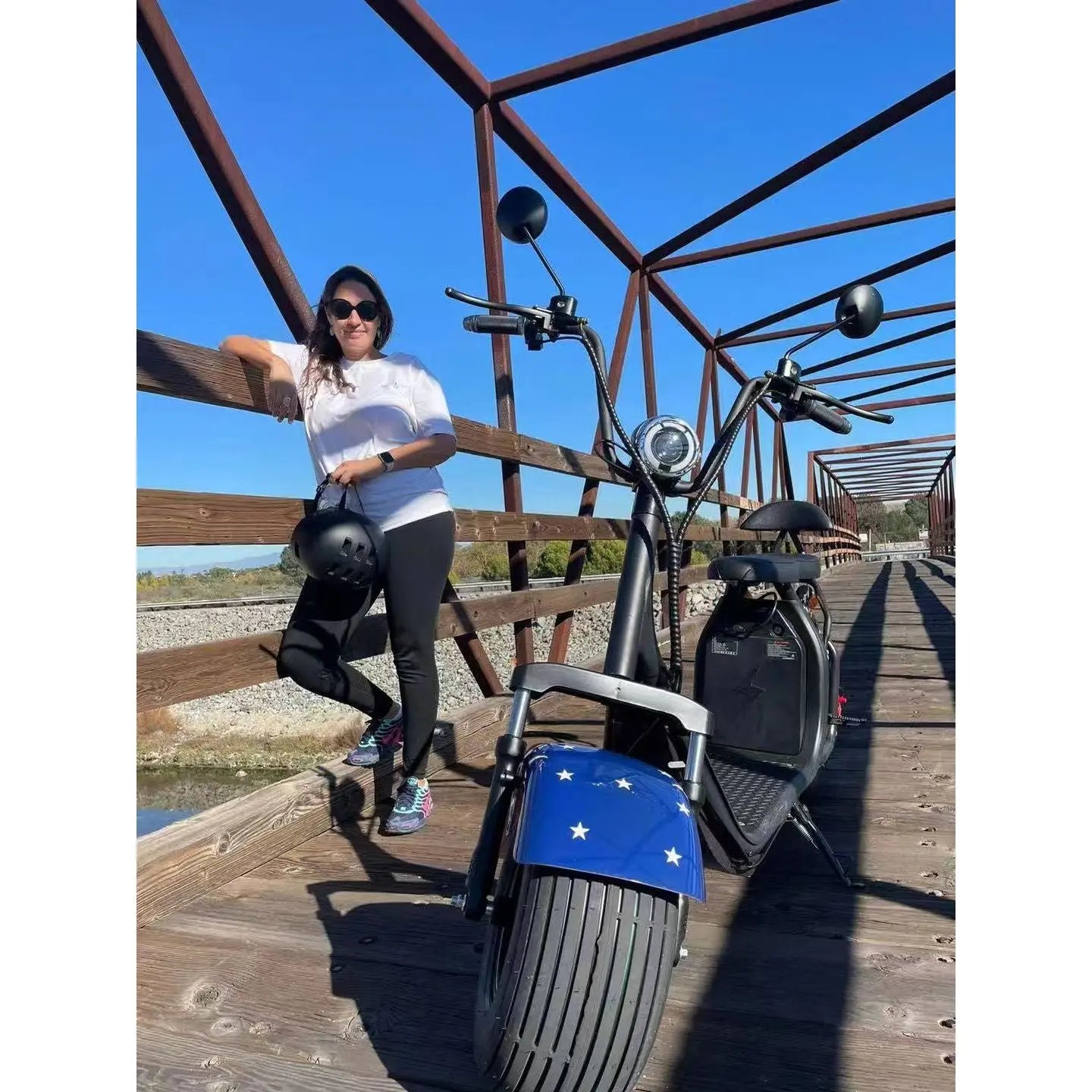 SoverSky X7 2000W Fat Tire Lithium Citycoco Electric Scooter  Electric Bikes Paradise