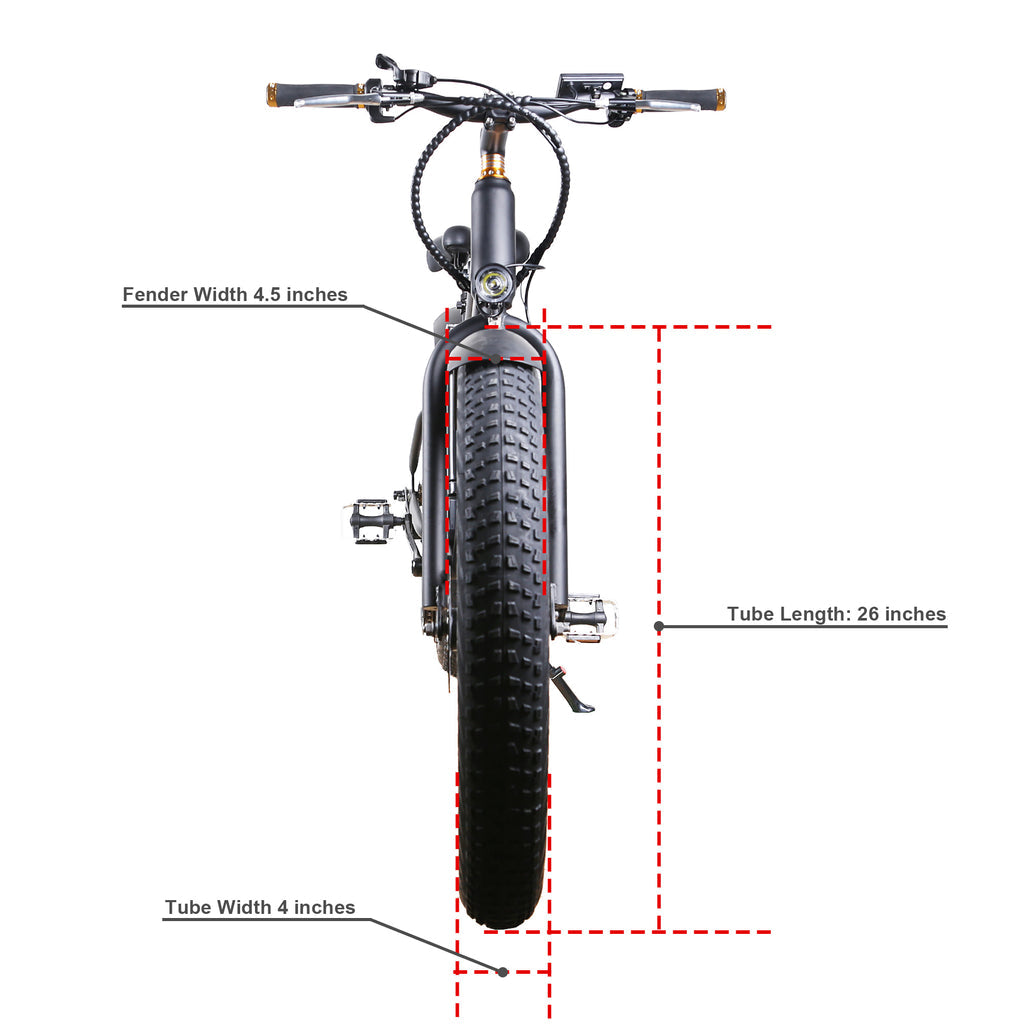 Nakto Cruiser Fat Tire Electric Bike