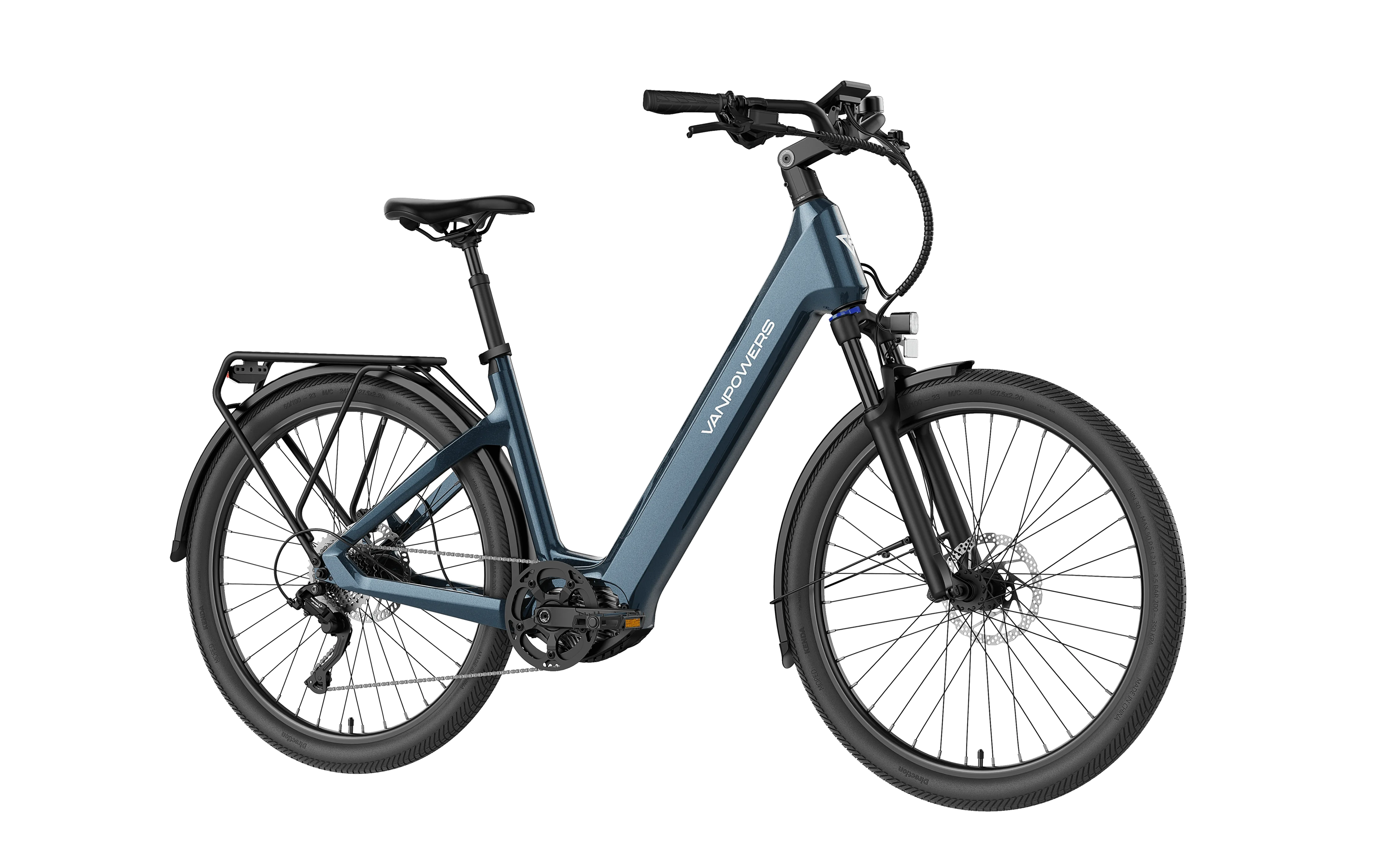 Vanpowers UrbanGlide Ultra Step Thru Mid Drive Electric Bike