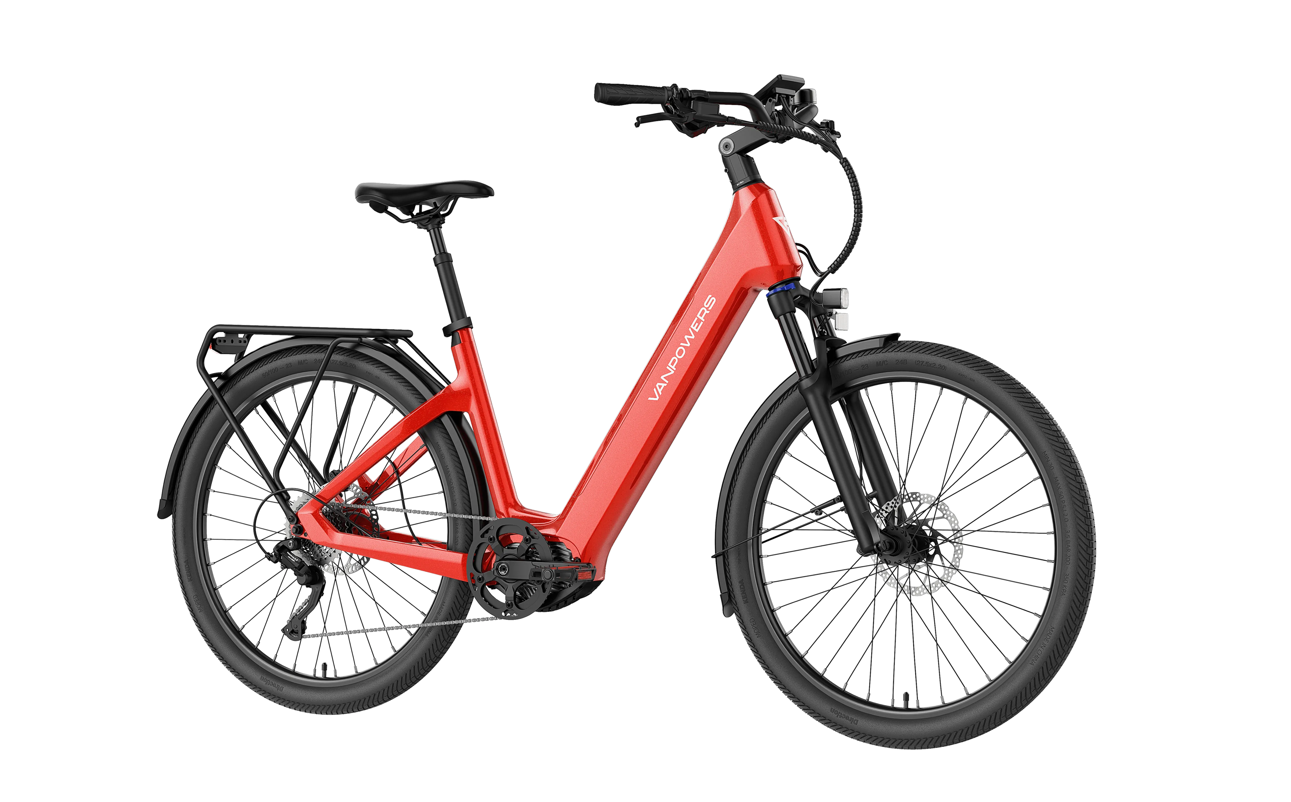 Vanpowers UrbanGlide Ultra Step Thru Mid Drive Electric Bike