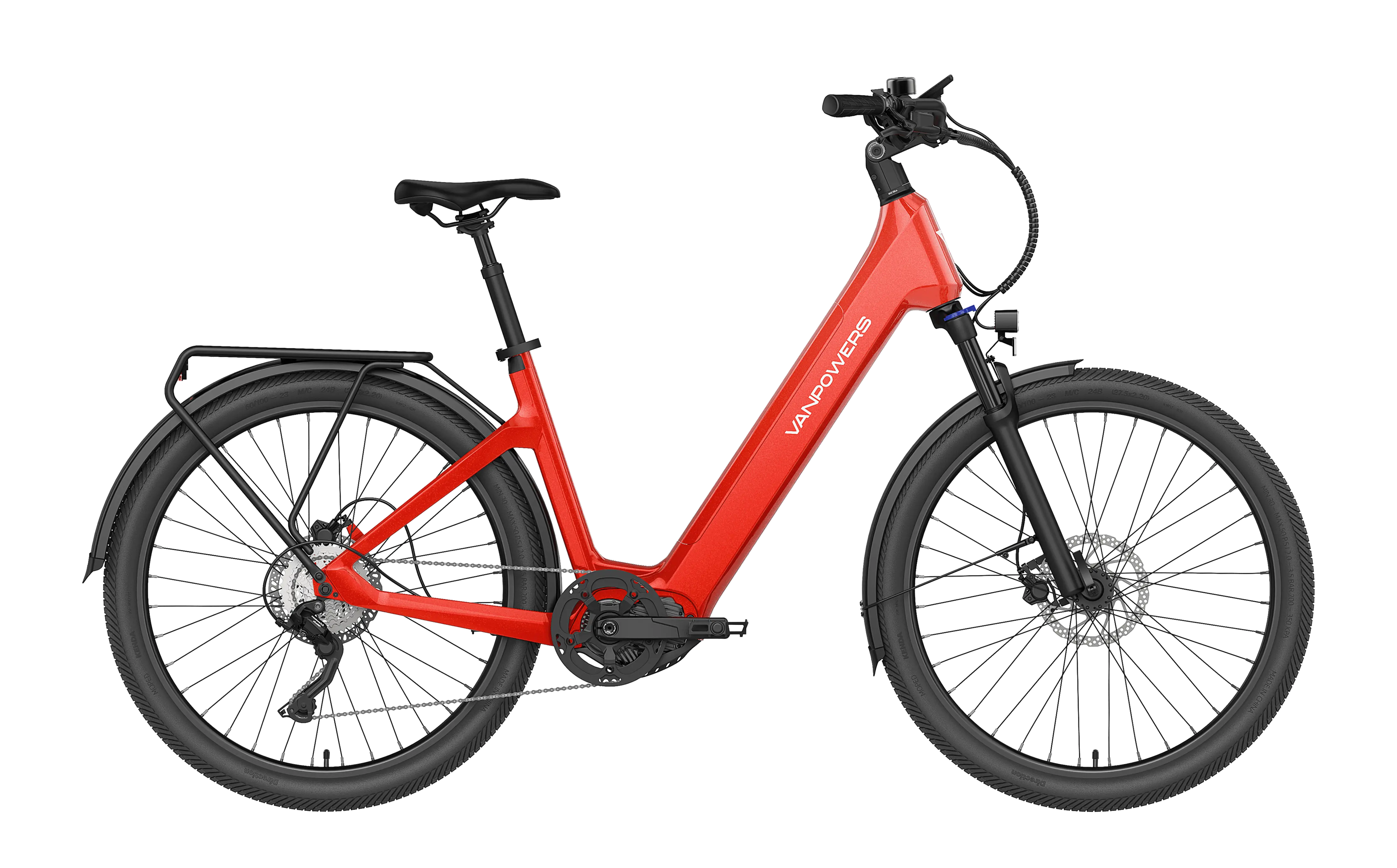 Vanpowers UrbanGlide Ultra Step Thru Mid Drive Electric Bike