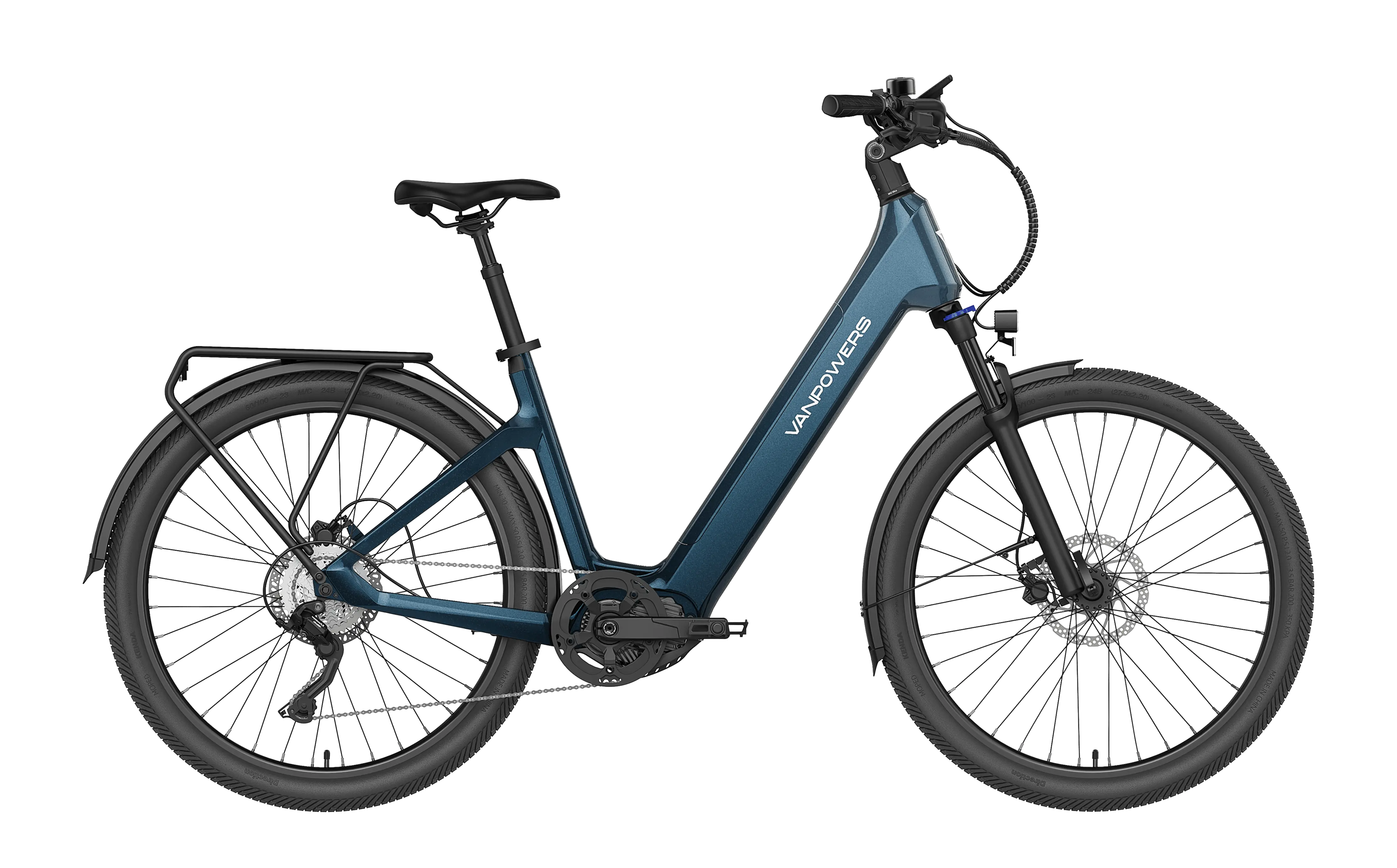 Vanpowers UrbanGlide Ultra Step Thru Mid Drive Electric Bike