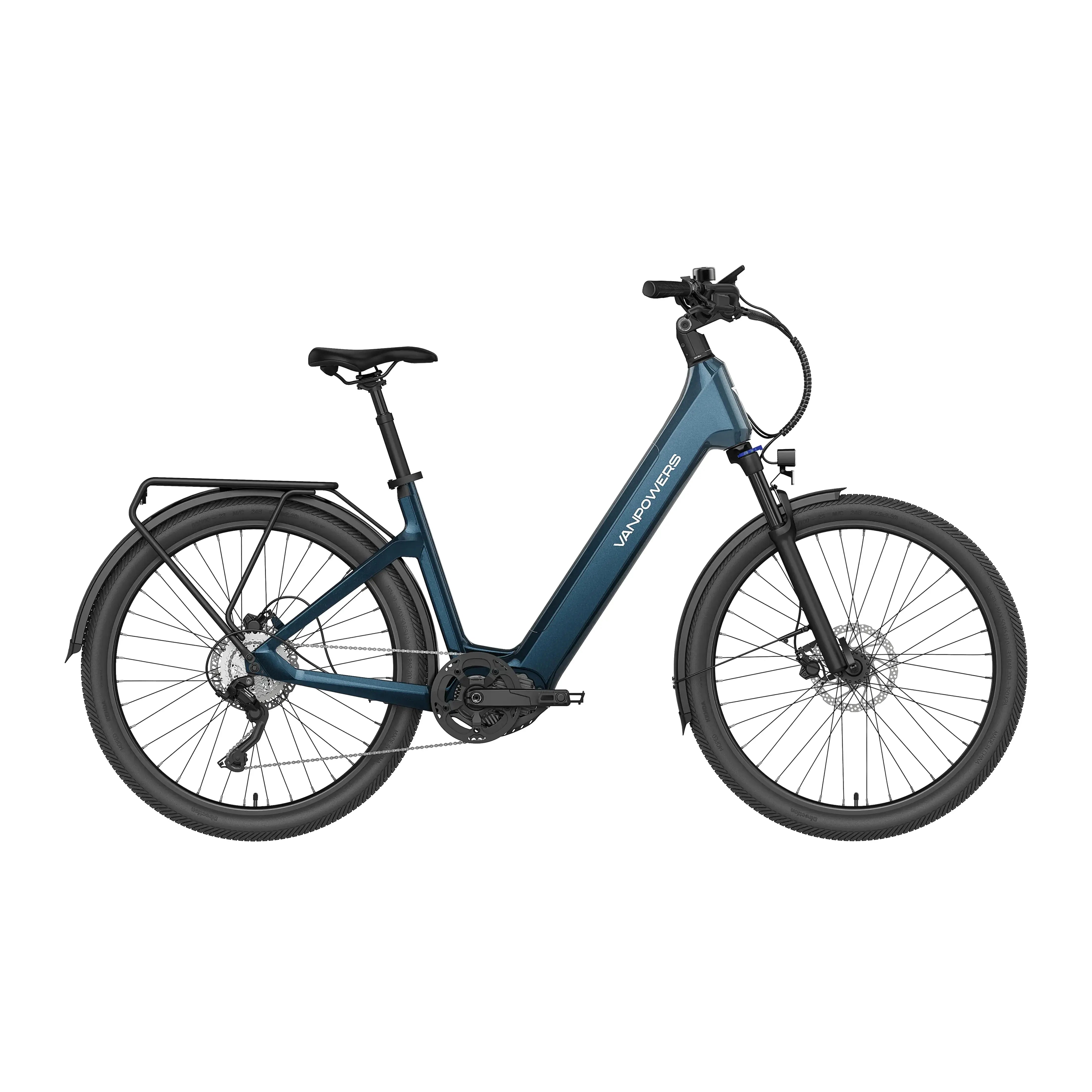 Vanpowers UrbanGlide Ultra Step Thru Mid Drive Electric Bike  Electric Bikes Paradise