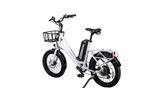GlareWheel EB-RU 500W Fat Tire Electric Bike with Front Basket