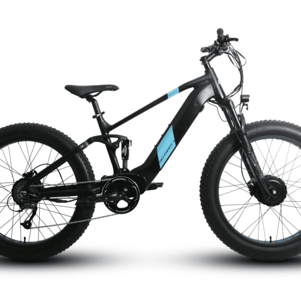 2 x eunorau defender s 48v/14ah 1500w awd electric mountain bike