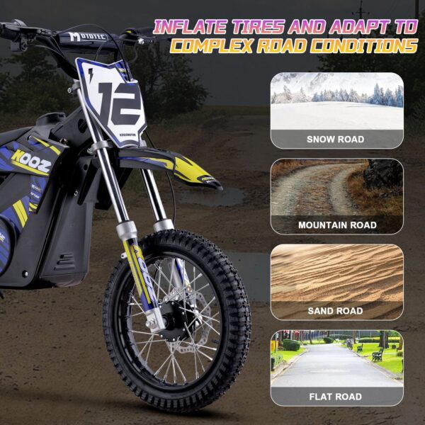mototec 36v/8ah 1000w (hp112e) electric dirt bike